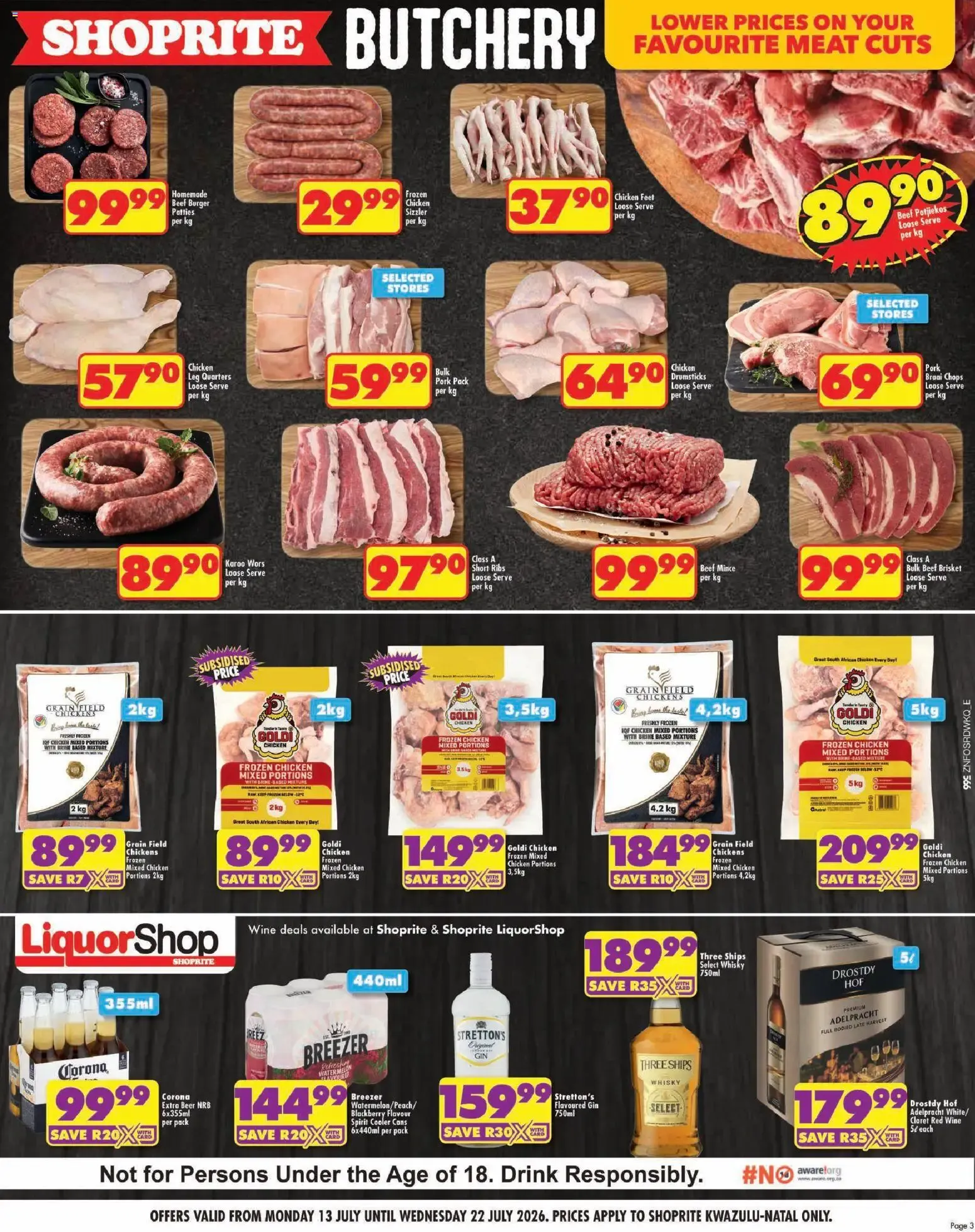 Shoprite Specials (13/07/2026 - 22/07/2026) → Online Catalogue from 13 July to 22 July 2026 - Catalogue Page 3