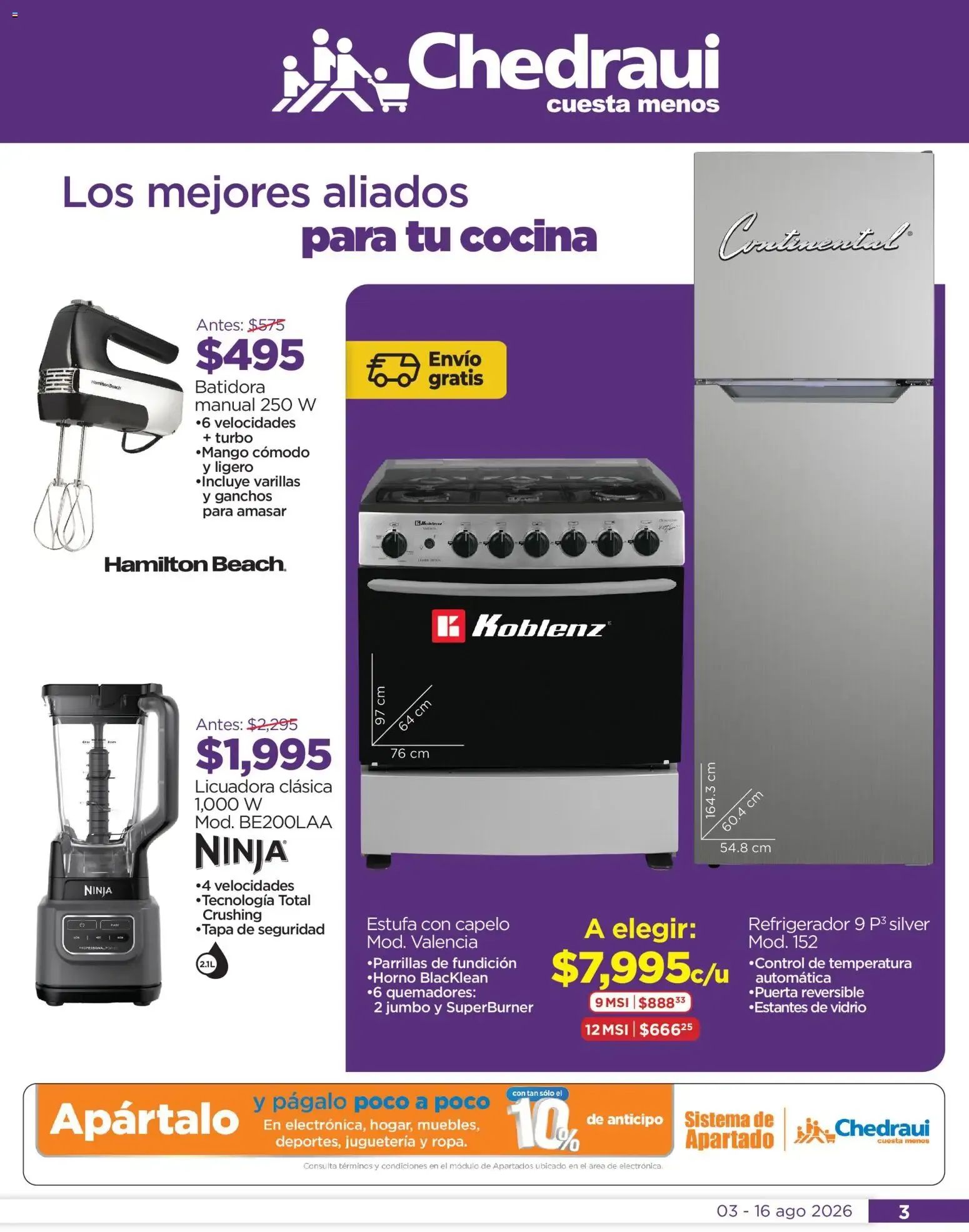 Catálogo de Chedraui folleto Por Ti ofertones (03/08/2026 - 16/08/2026) - catálogo en línea 3 de agosto al 16 de agosto 2026 - Pagina 3