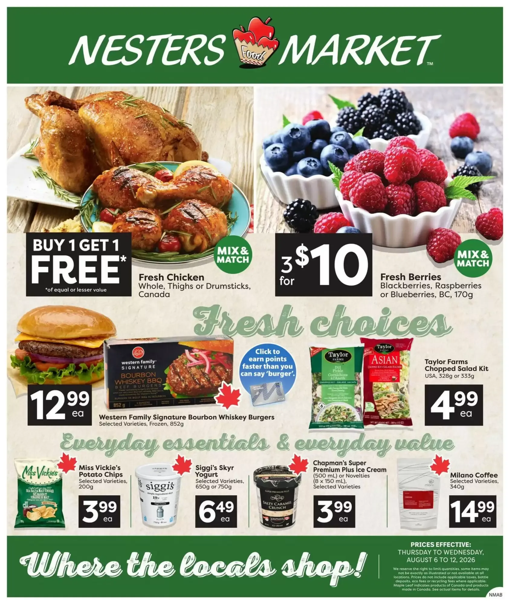 Nesters Market flyer week 32 from August 6 to August 12 2026 - flyer page 1