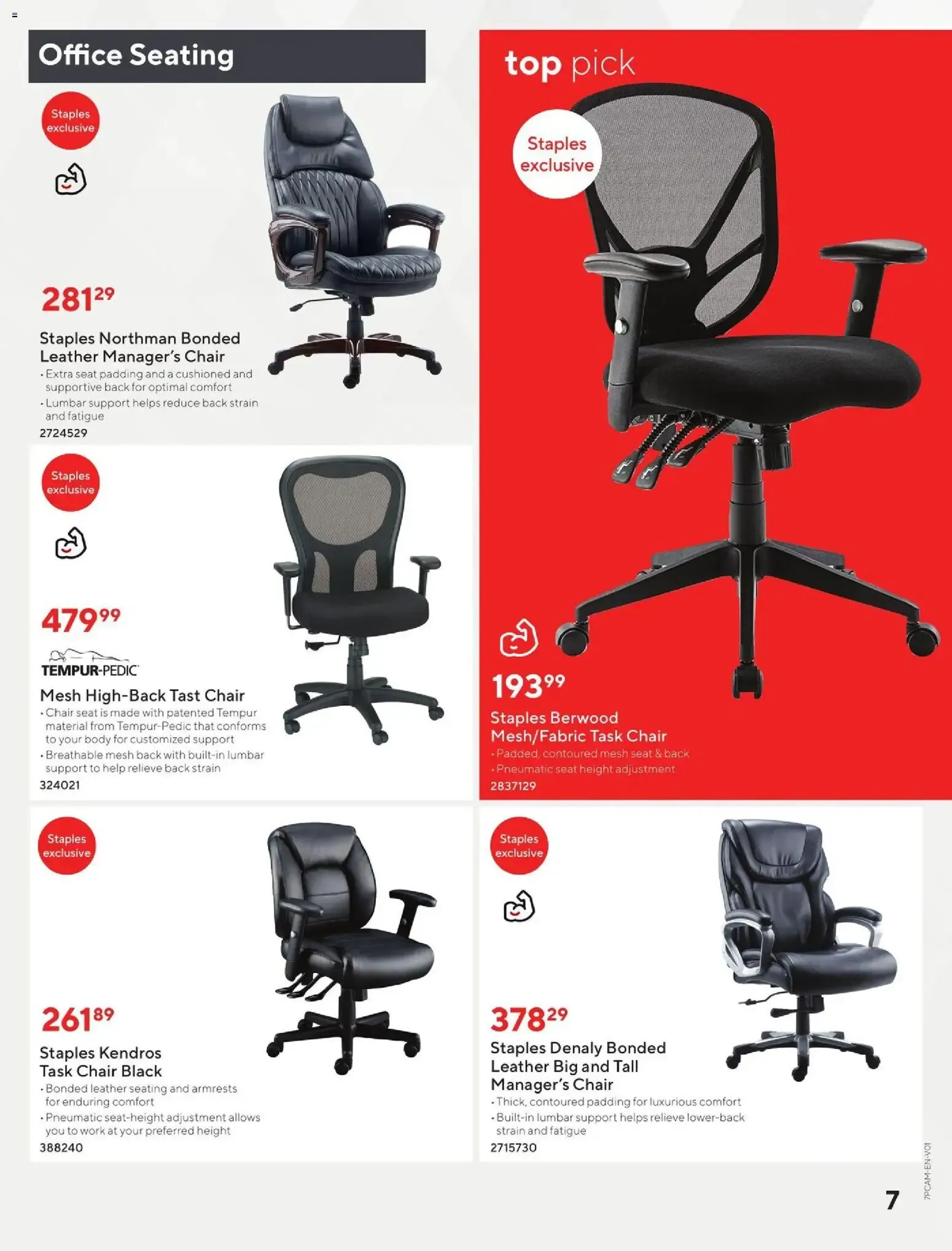 Staples In-stock Furniture Guide 2026 | 27 from August 12 to July 27 2027 - flyer page 7