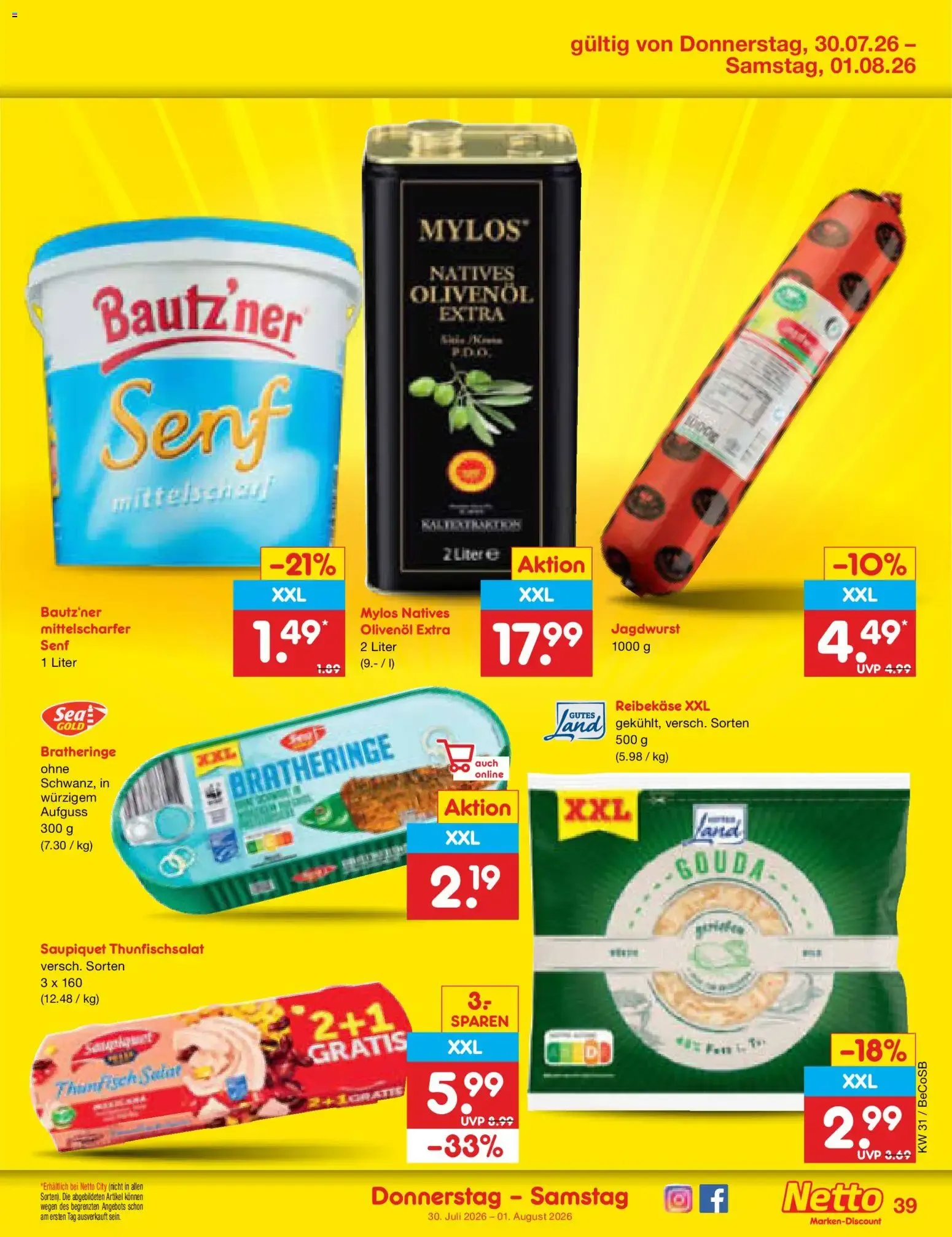 Netto Marken-Discount Prospekt (ab 27.07.2026) » Angebote von 27. Juli bis 1. August 2026 - Prospekt seite 56