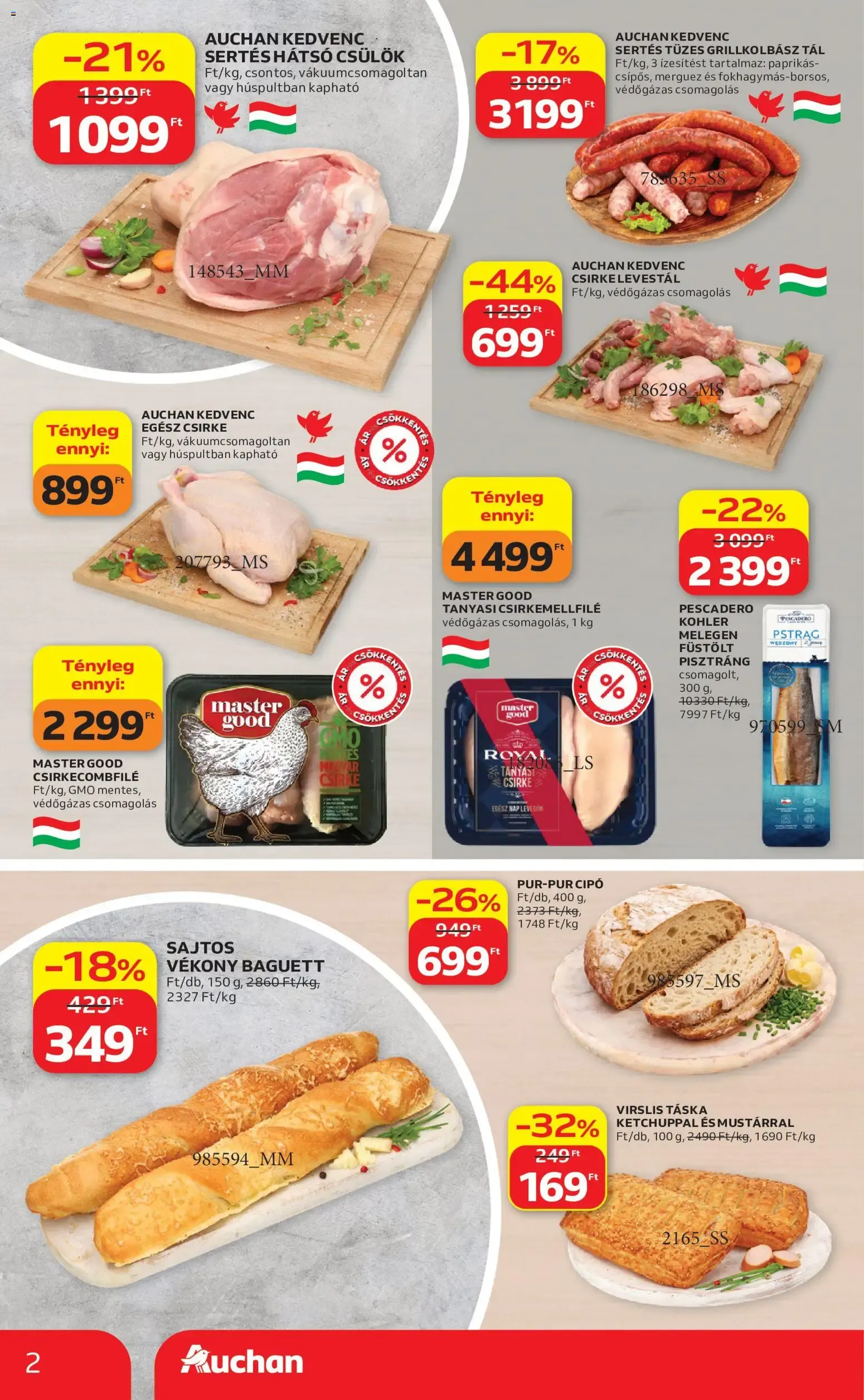 Katalógus Auchan Szupermarket akciós újság - 2026.08.21. -tól/töl > akció, lapozható szórólap 🛍️ augusztus 21.-tól augusztus 26.-ig 2026. - Oldal 2