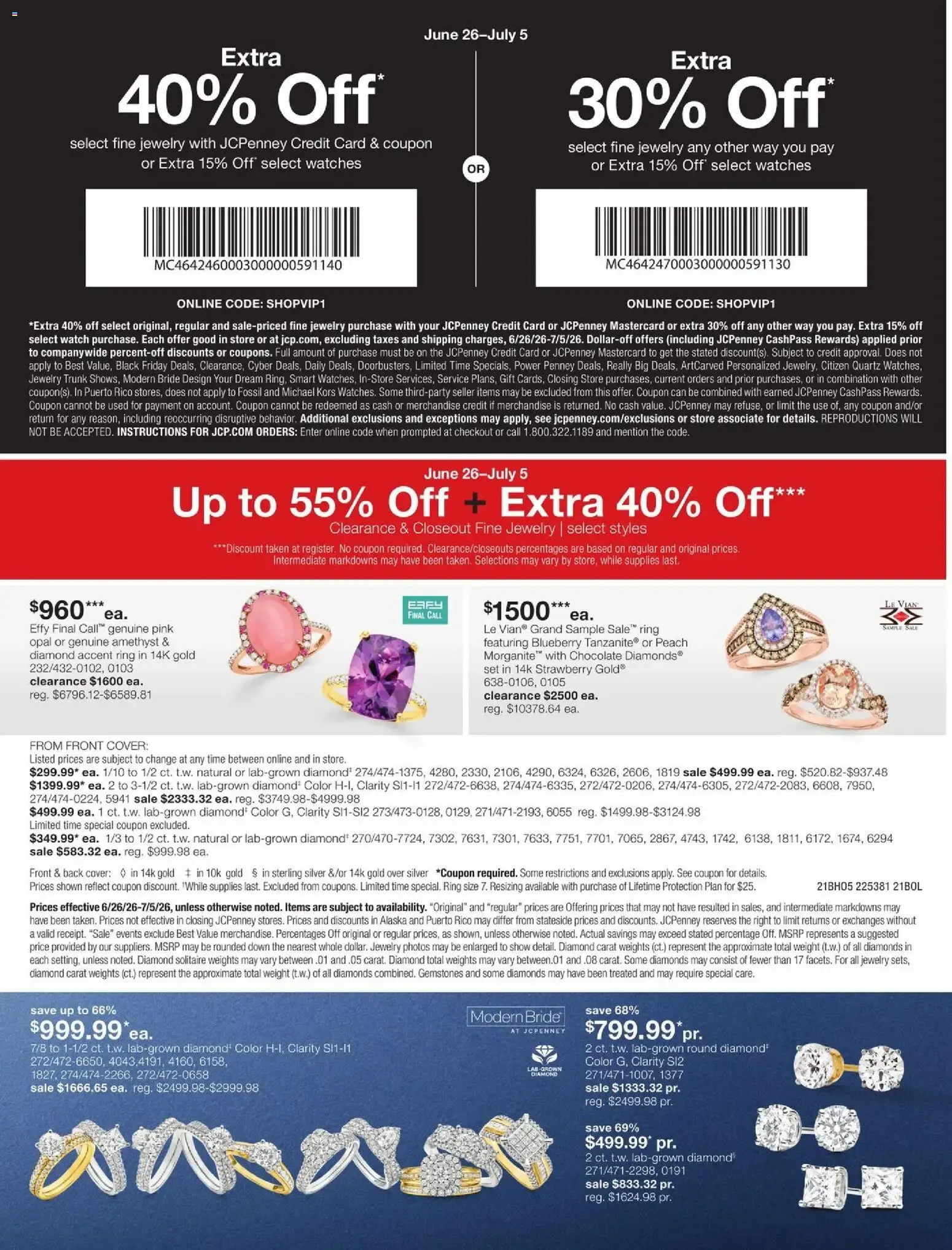 Weekly ad JCPenney VIP Jewelry Sale from June 26 to July 5 2026 - Page 6