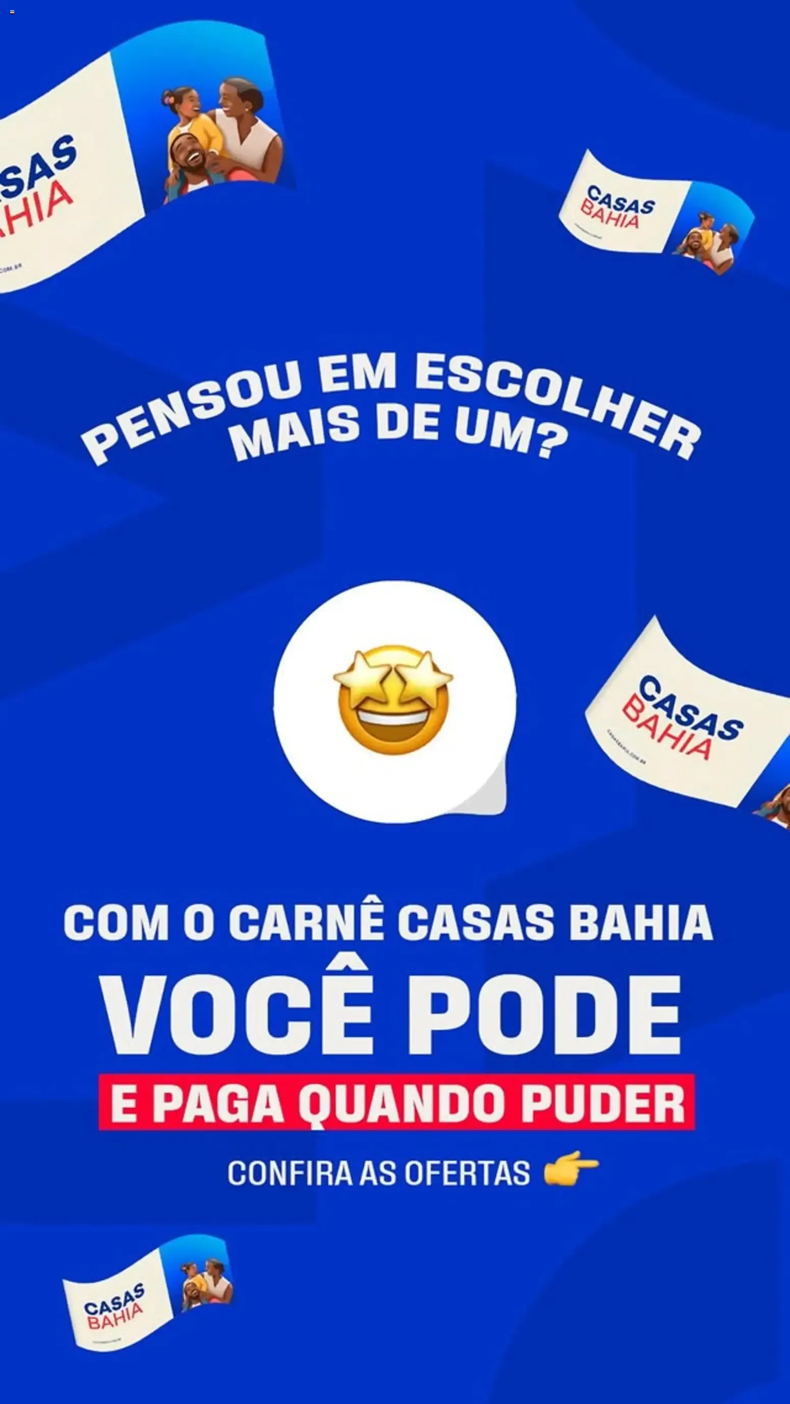 Encarte de Casas Bahia: Ofertas com o Carnê 14 de agosto até 27 de agosto 2026 - Pagina 2