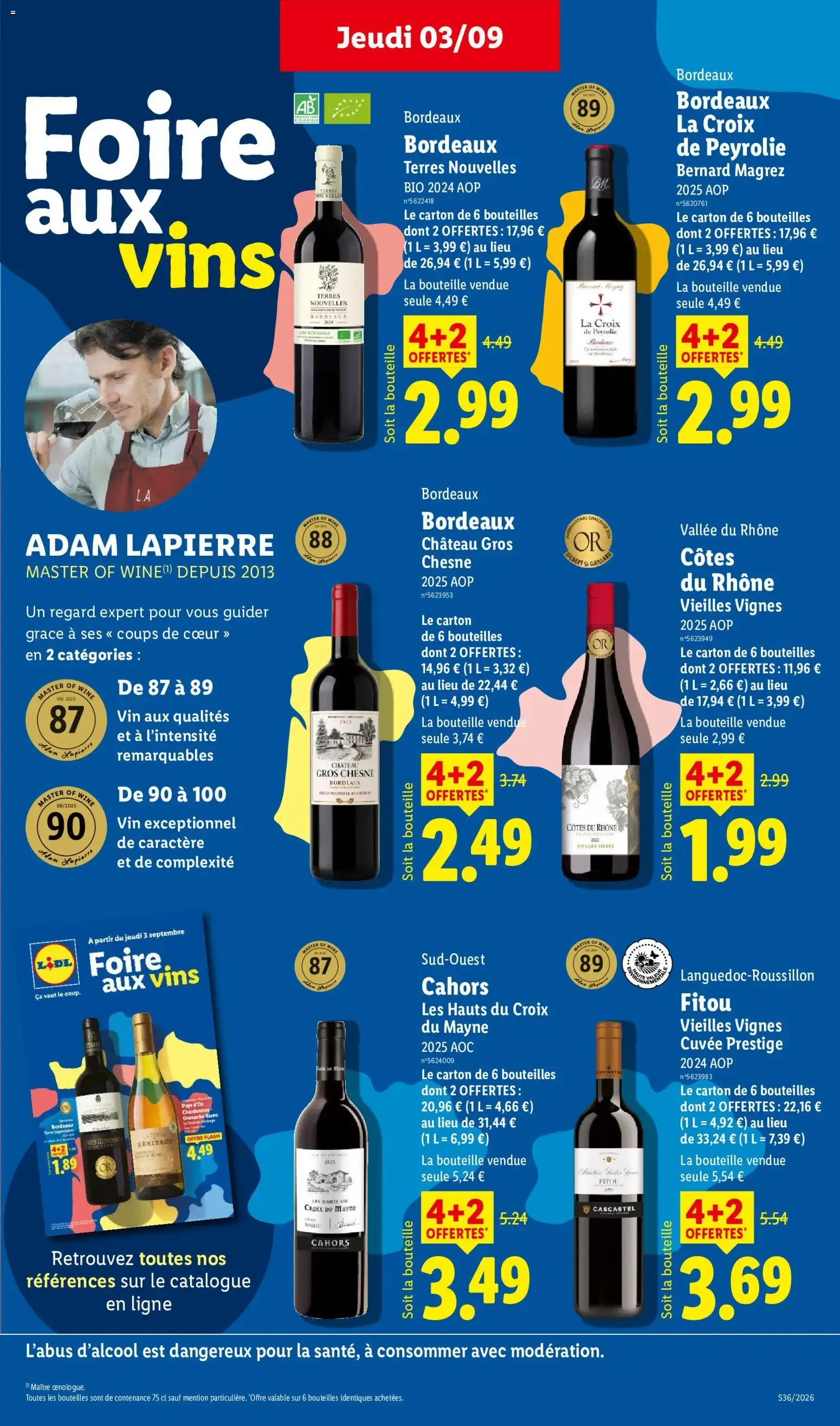 Lidl - Foire aux vins du 3 septembre au 9 septembre 2026 - Catalogue page 21