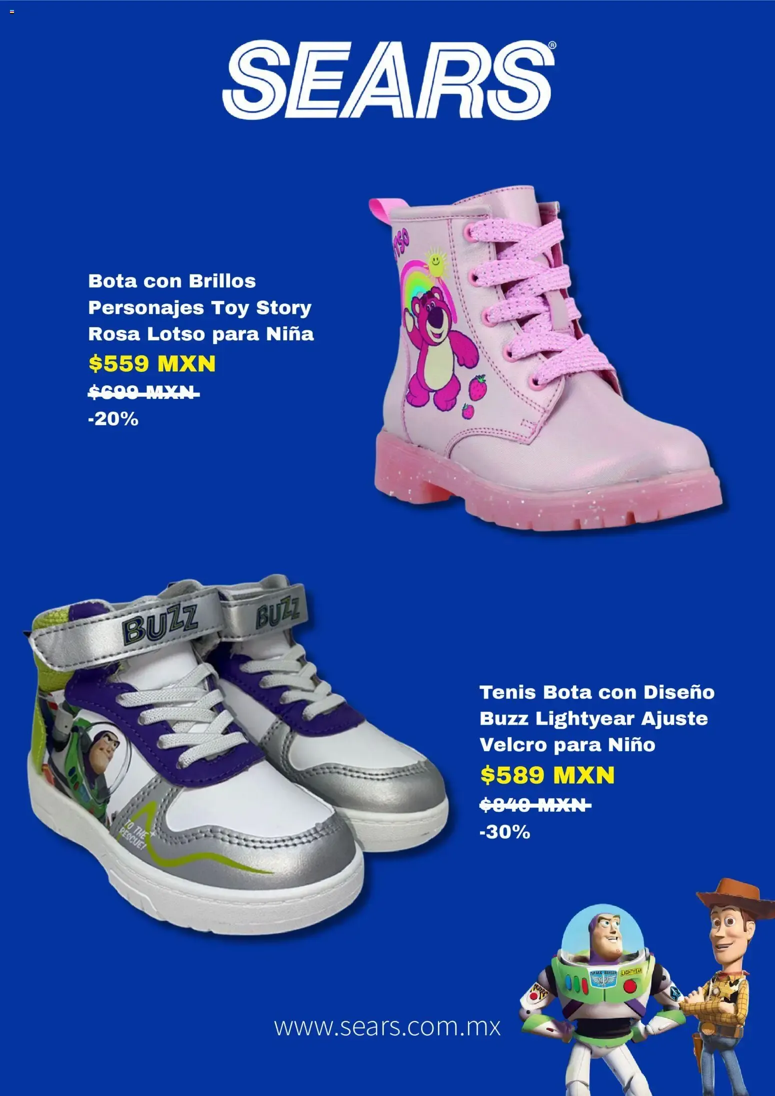 Catálogo de Sears: Calzado infantil de Toy Story 5 - Promociones 16 de junio al 16 de julio 2026 - Pagina 5