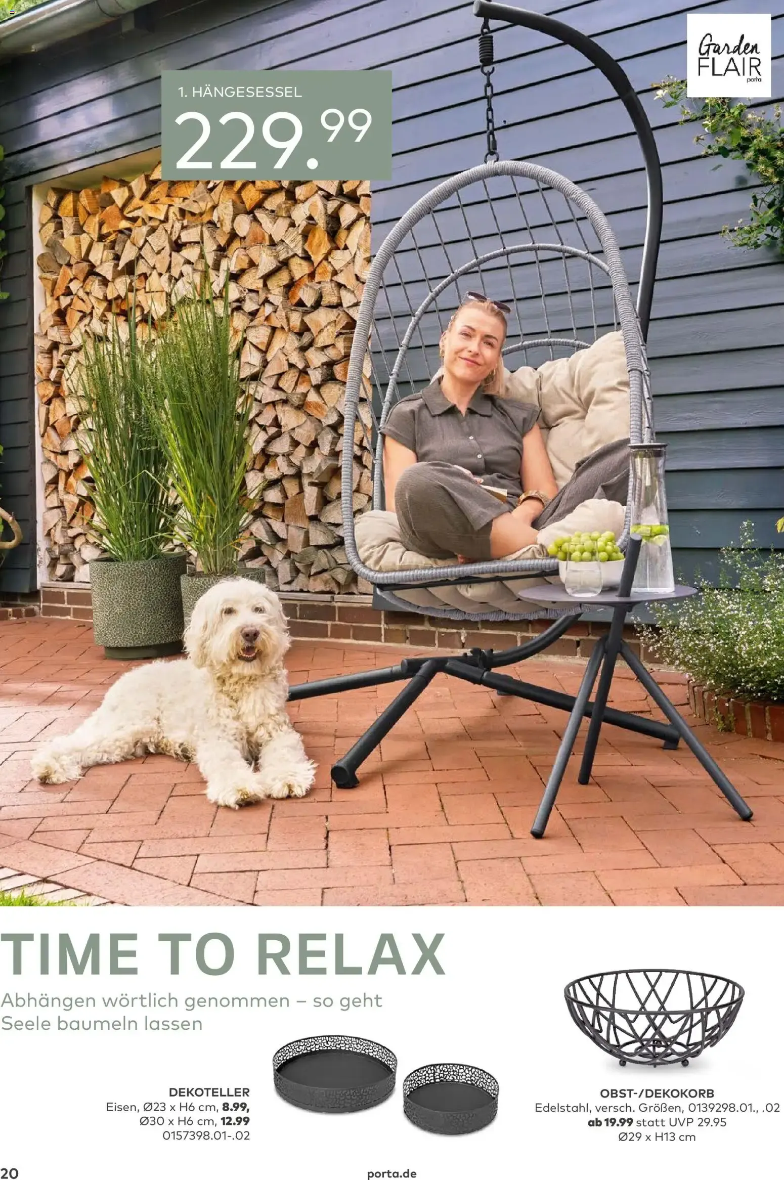 Porta! Gartenmöbel Katalog (ab 01.03.2026) zum Blättern von 1. März bis 31. August 2026 - Prospekt seite 20