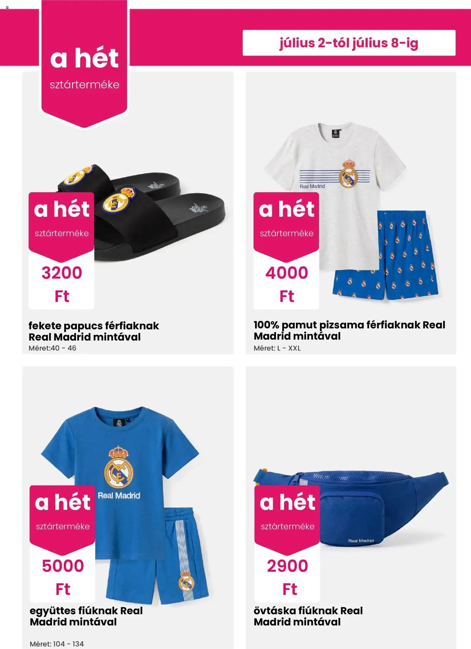 Katalógus Pepco - Colección Oficial Real Madrid július 2.-tól július 8.-ig 2026. - Oldal 4