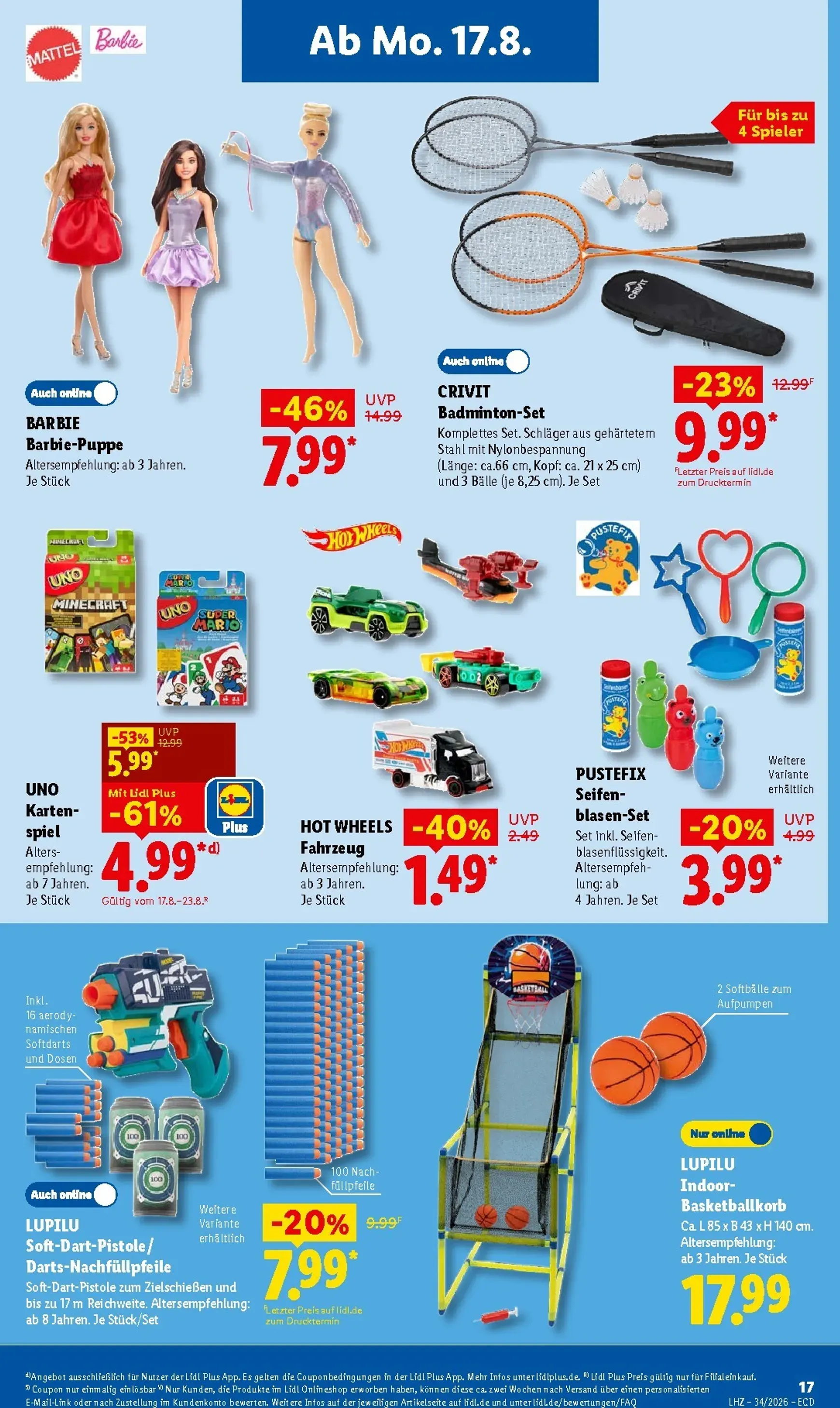 Lidl Prospekt nächste Woche – von Montag 17.08.2026 bis Samstag 22.08.2026 von 17. August bis 22. August 2026 - Prospekt seite 36