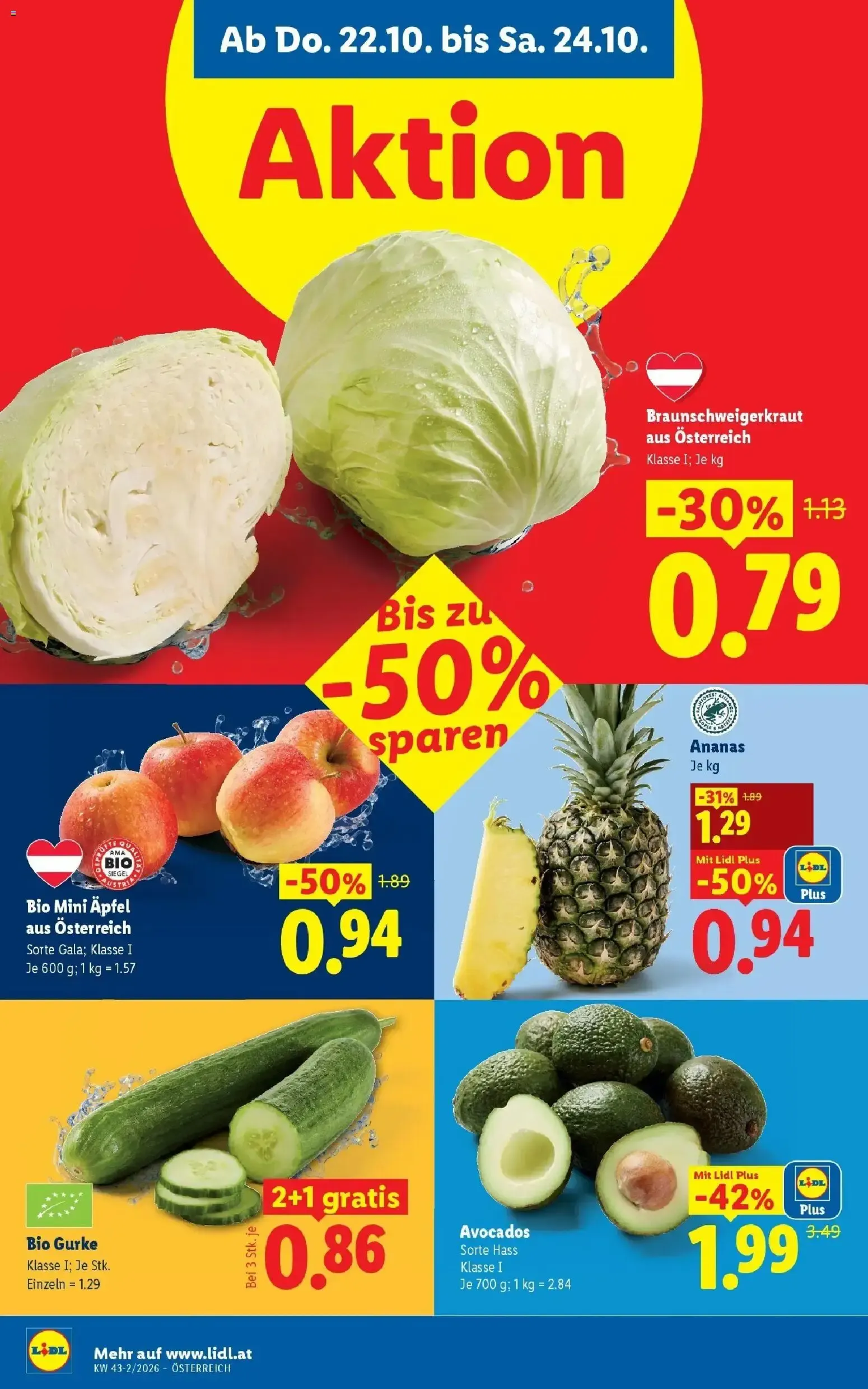 Lidl Flugblatt - Wien ab 18.10.2026 - Angebote ab donnerstag von 22. Oktober bis 24. Oktober 2026 - Flugblätt seite 4