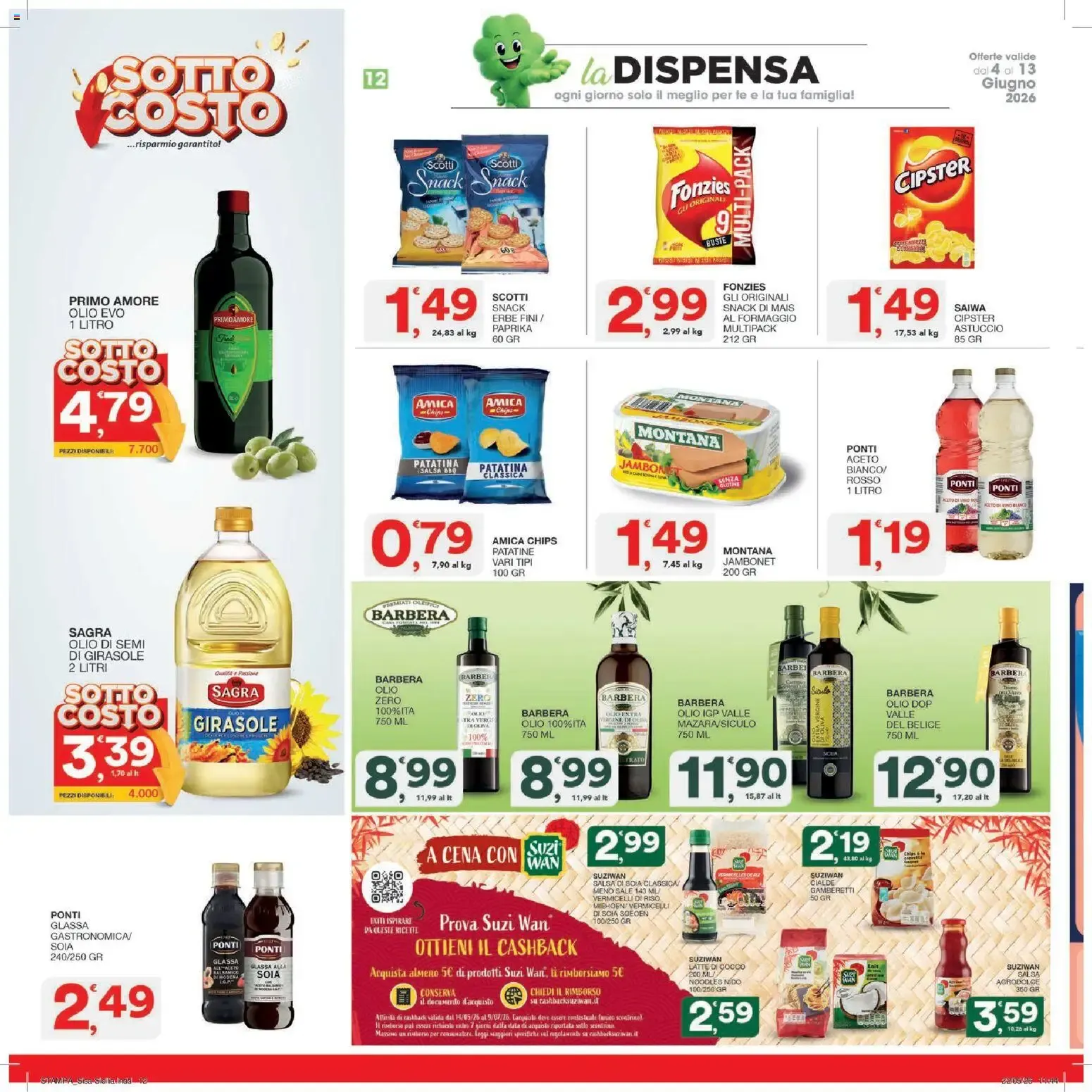Nuovo SISA volantino dal 04/06/2026 > offerte anteprima 🛍️ da 4 giugno a 13 giugno di 2026 - Pagina del volantino 12