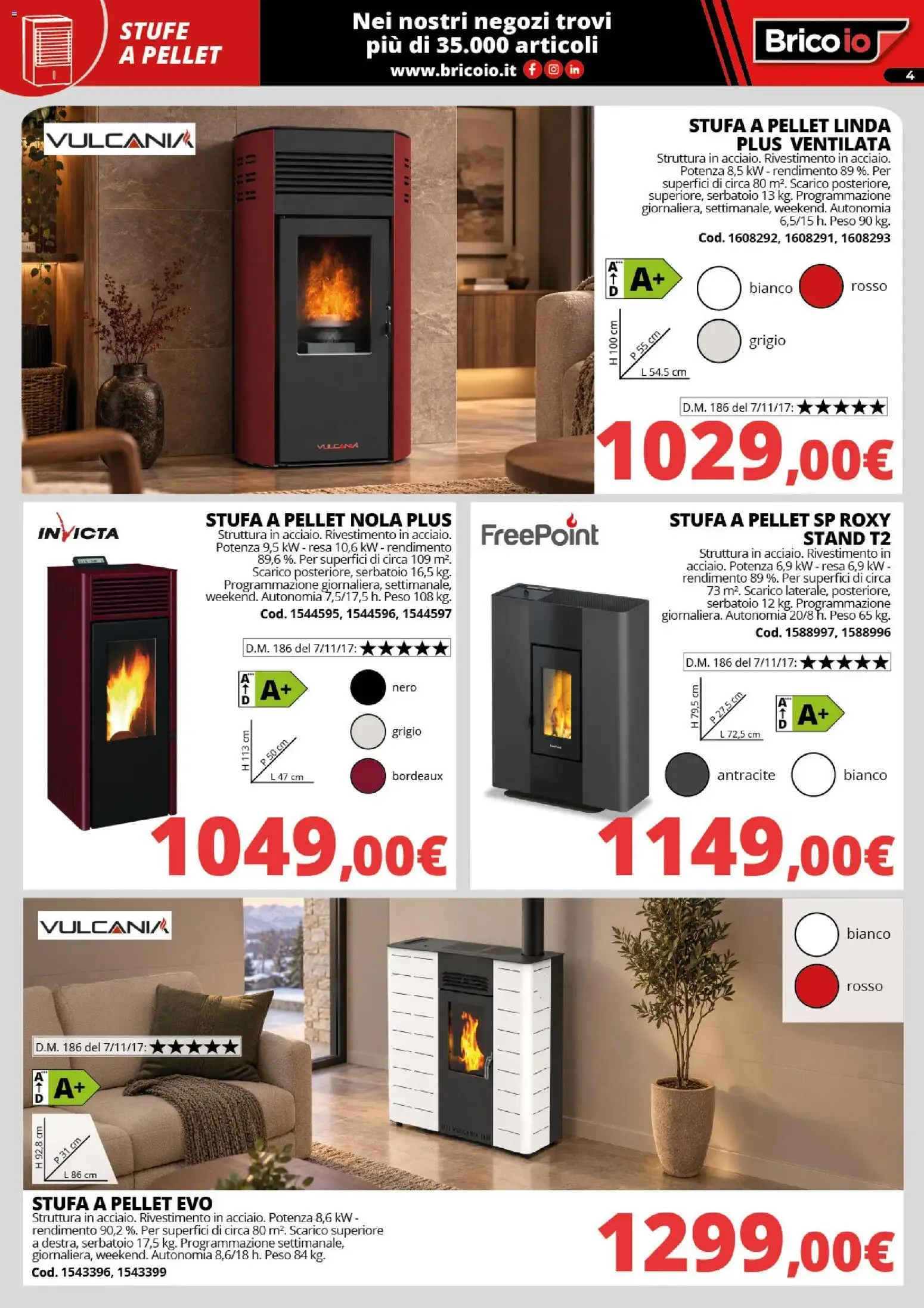 Nuovo Brico io volantino Riscaldamento dal 24/09/2026 > offerte anteprima 🛍️ da 24 settembre a 1 febbraio di 2027 - Pagina del volantino 4