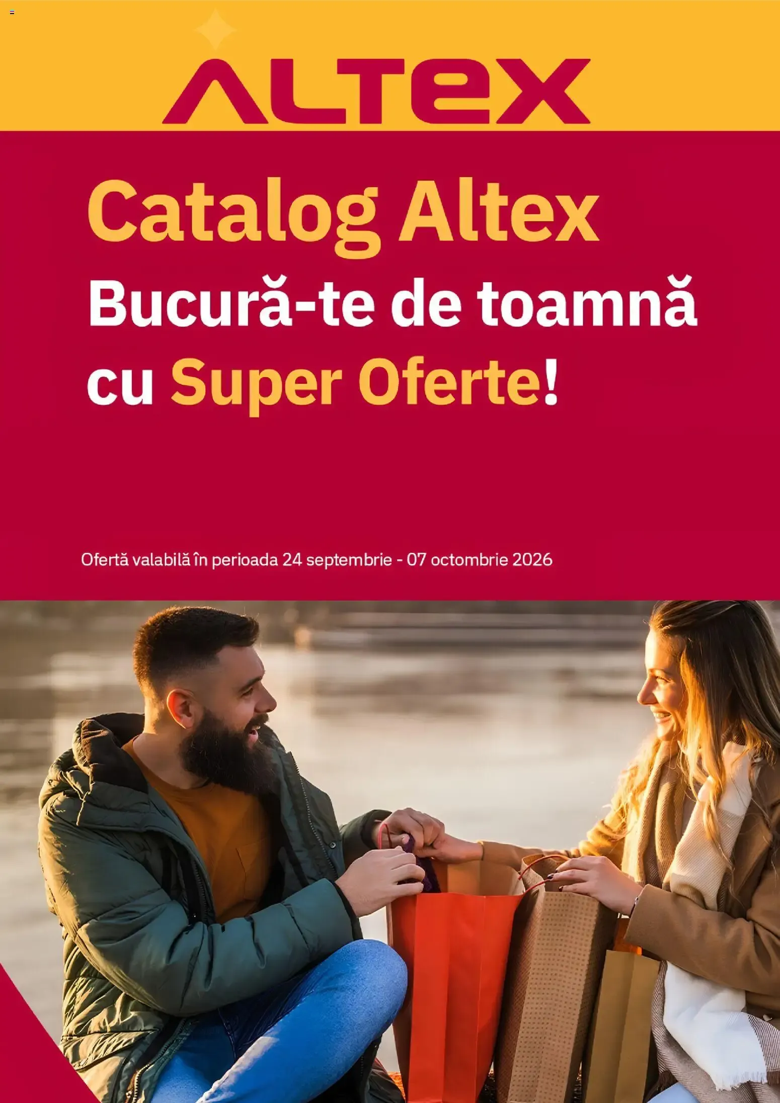 Catalog Catalog Altex Bucură-te de toamnă cu Super Oferte! de la 24 septembrie până la 7 octombrie 2026 - Revista Pagina 1