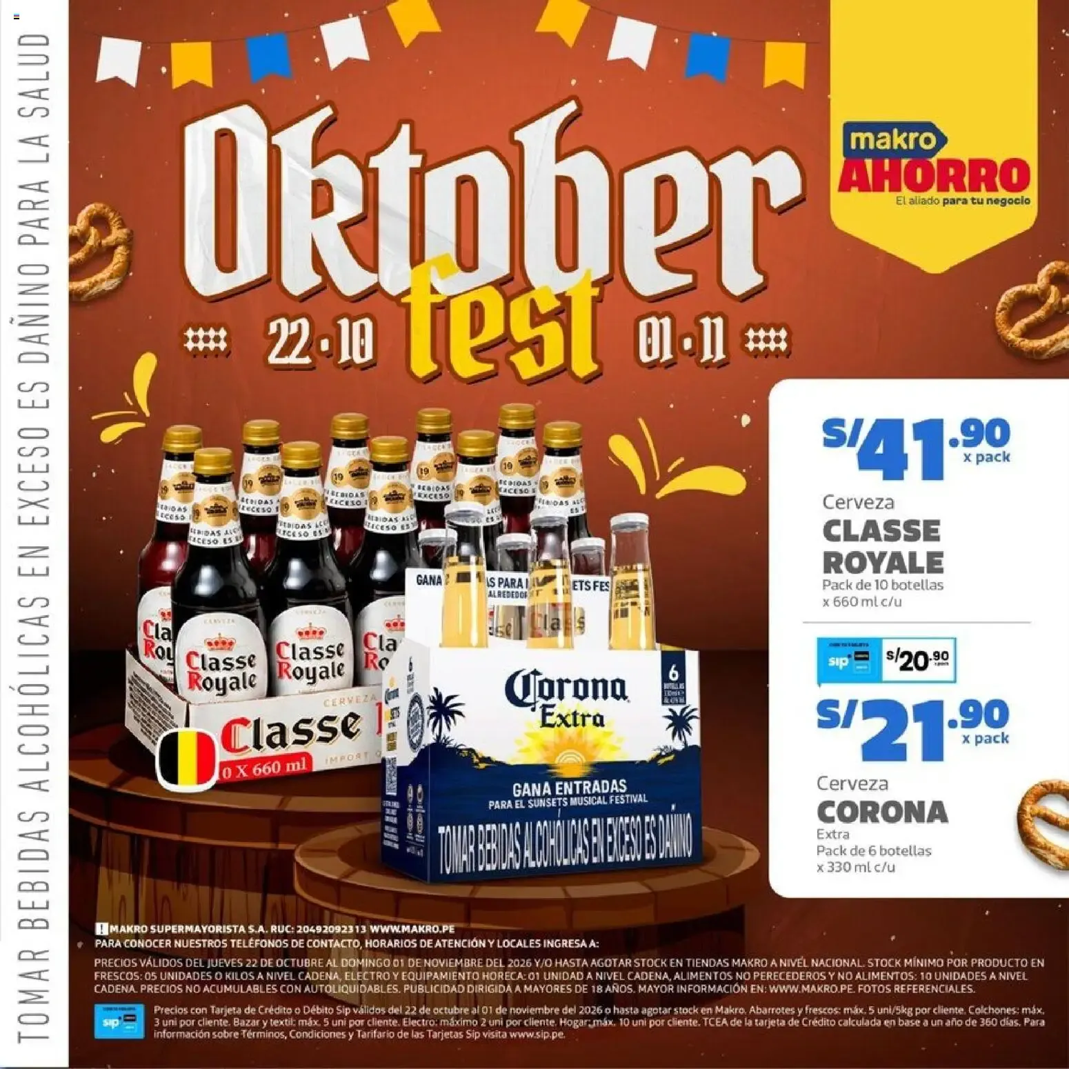Catalogo de Catálogo Makro - October fest online del 22/10/2026 22 de octubre al 1 de noviembre 2026 - Pag 1