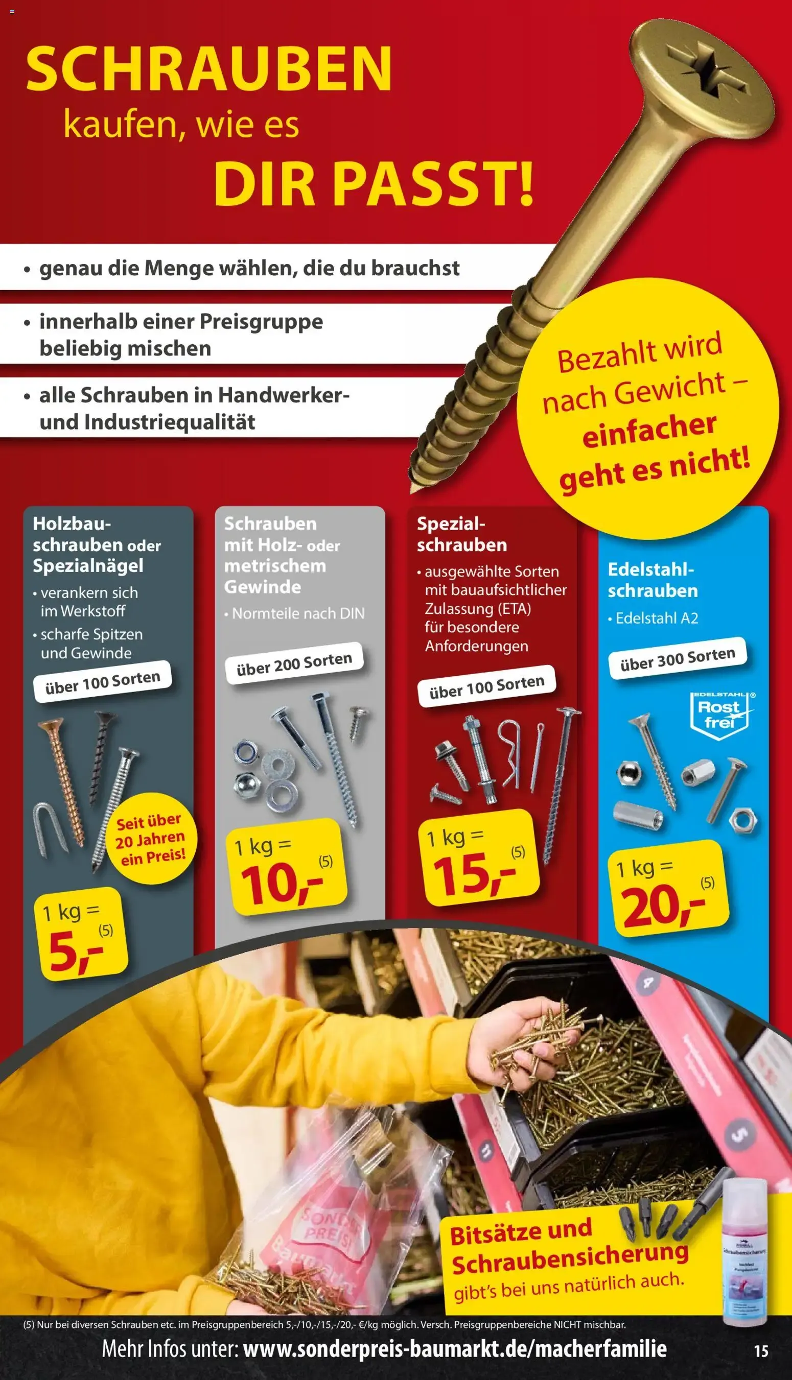 Sonderpreis Baumarkt Prospekt (ab 31.10.2026) zum Blättern von 31. Oktober bis 6. November 2026 - Prospekt seite 15