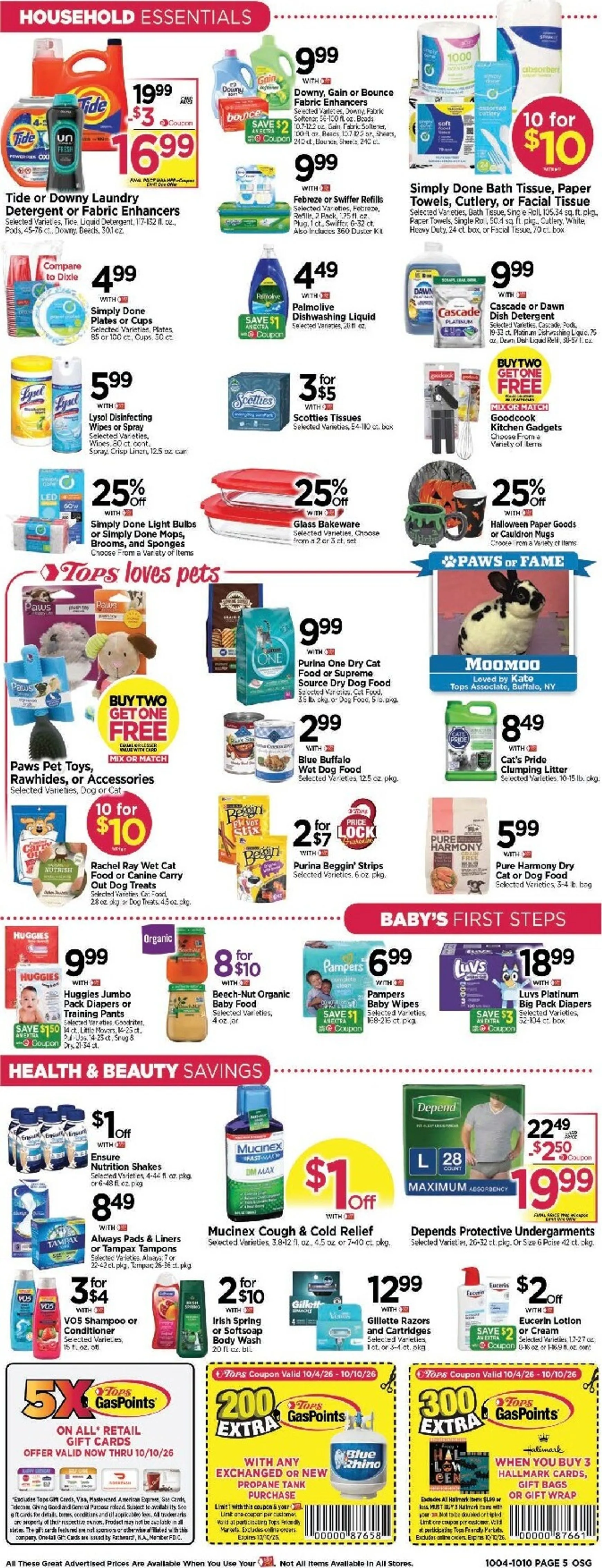Weekly ad Current Tops Markets leaflet valid from Sunday 10/04/2026 to Saturday 10/10/2026 from October 4 to October 10 2026 - Page 7