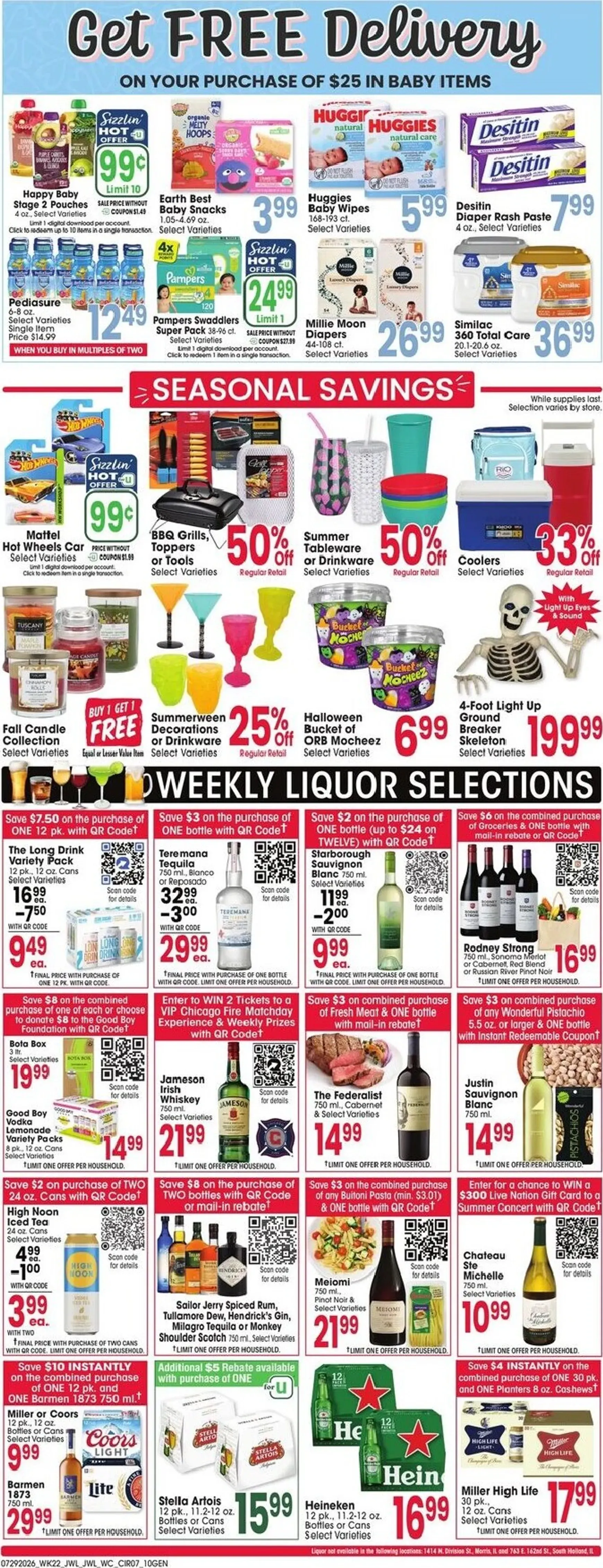 Weekly ad Current Jewel-Osco leaflet valid from Wednesday 07/29/2026 to Tuesday 08/04/2026 from July 29 to August 4 2026 - Page 7