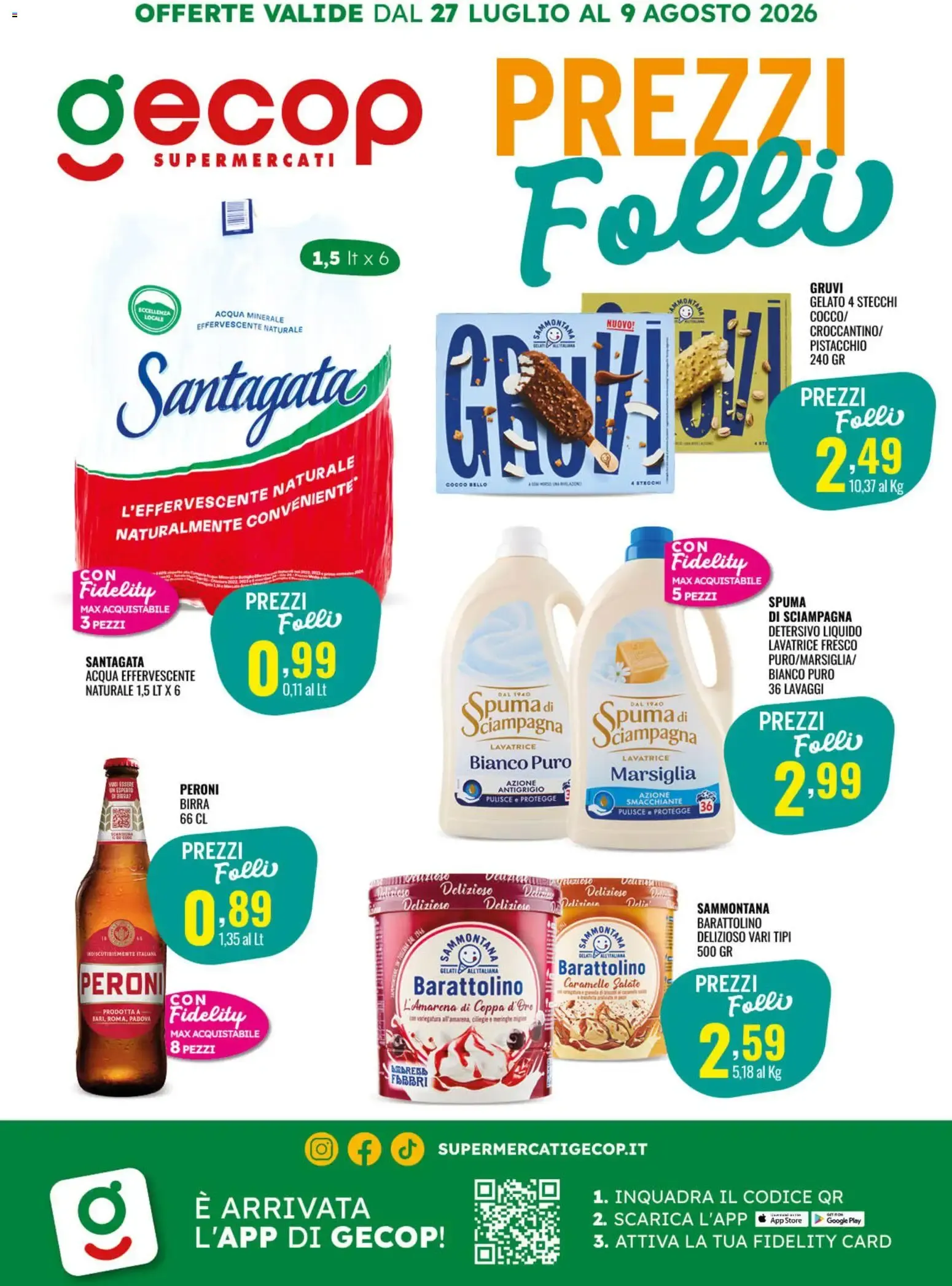 Nuovo GECOP volantino dal 27/07/2026 > offerte anteprima 🛍️ da 27 luglio a 9 agosto di 2026 - Pagina del volantino 1