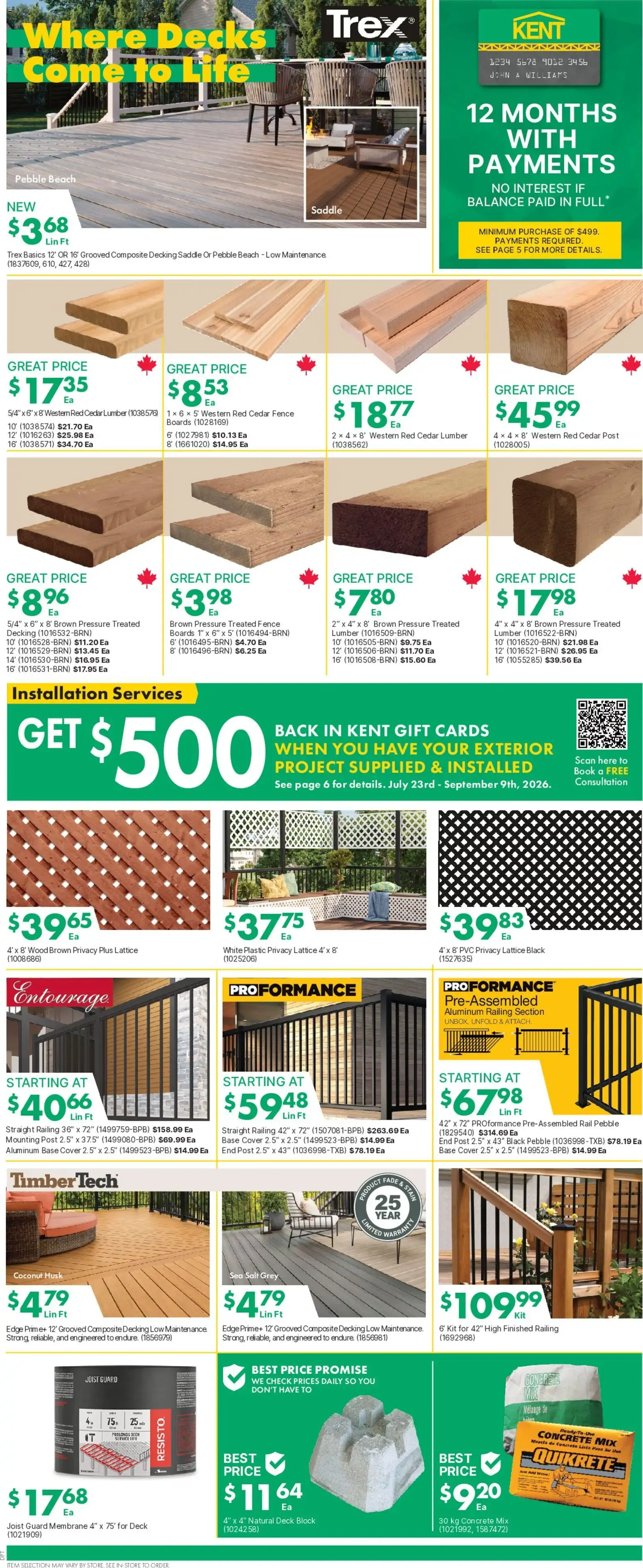 Kent weekly flyer / circulaire from Jul 30, 2026 > weekly specials & deals from July 30 to August 5 2026 - flyer page 4
