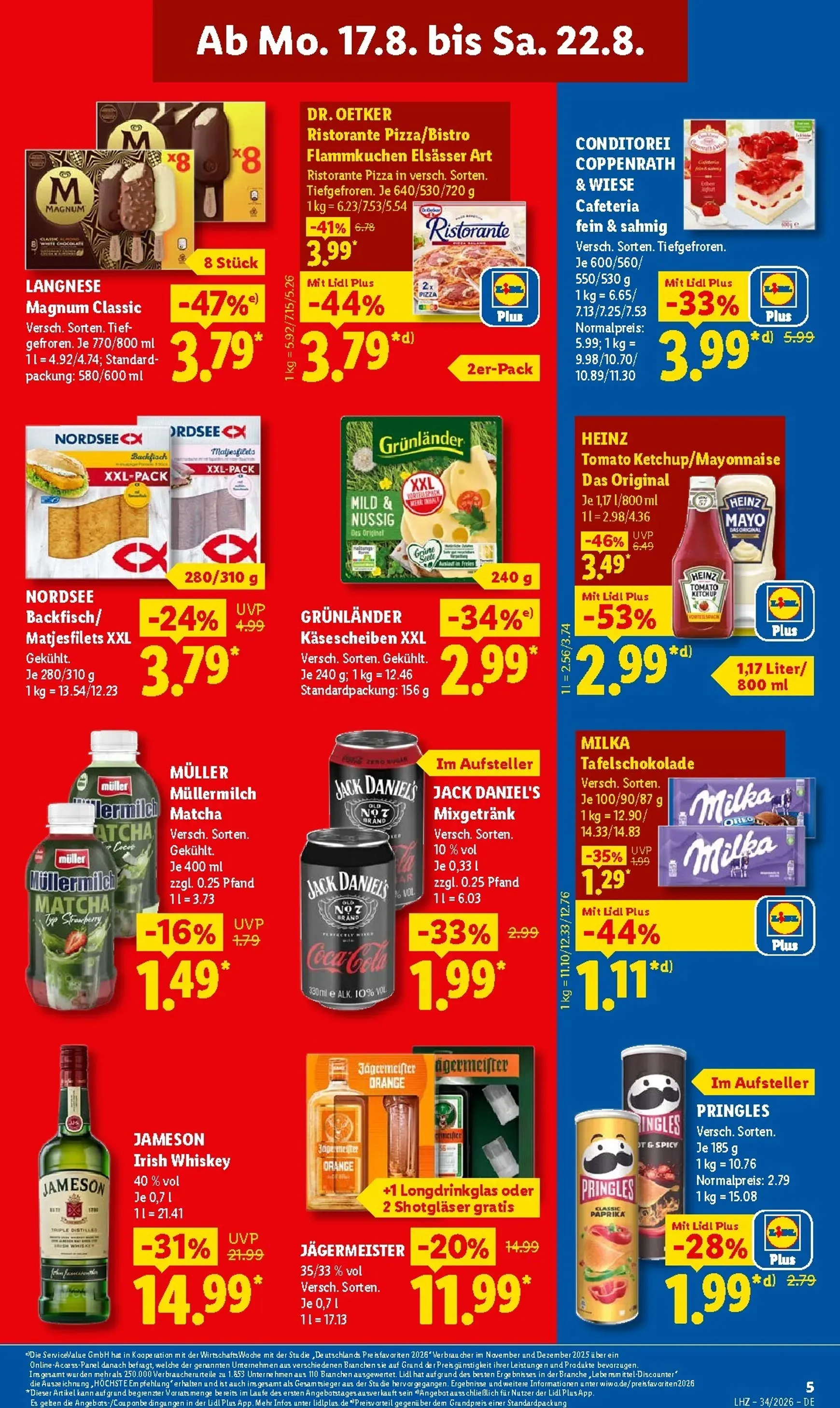 Lidl Prospekt nächste Woche – von Montag 17.08.2026 bis Samstag 22.08.2026 von 17. August bis 22. August 2026 - Prospekt seite 14
