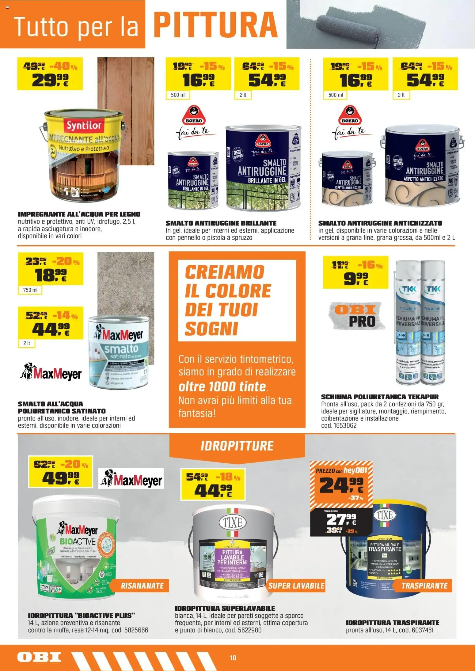 Nuovo OBI volantino dal 10/06/2026 > offerte anteprima 🛍️ da 11 giugno a 5 luglio di 2026 - Pagina del volantino 10