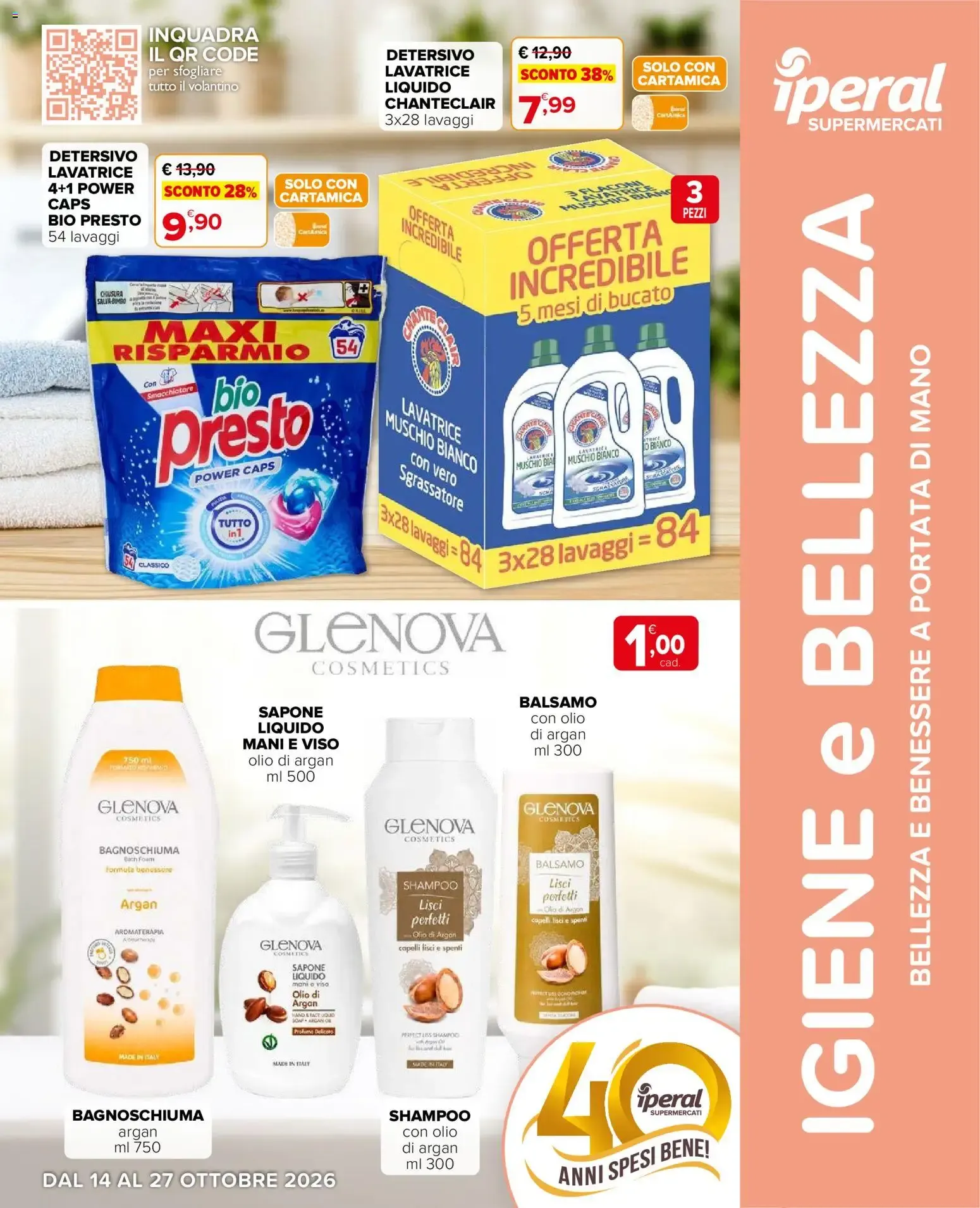 Nuovo Iperal volantino Igiene e Bellezza dal 14/10/2026 > offerte anteprima 🛍️ da 14 ottobre a 27 ottobre di 2026 - Pagina del volantino 1