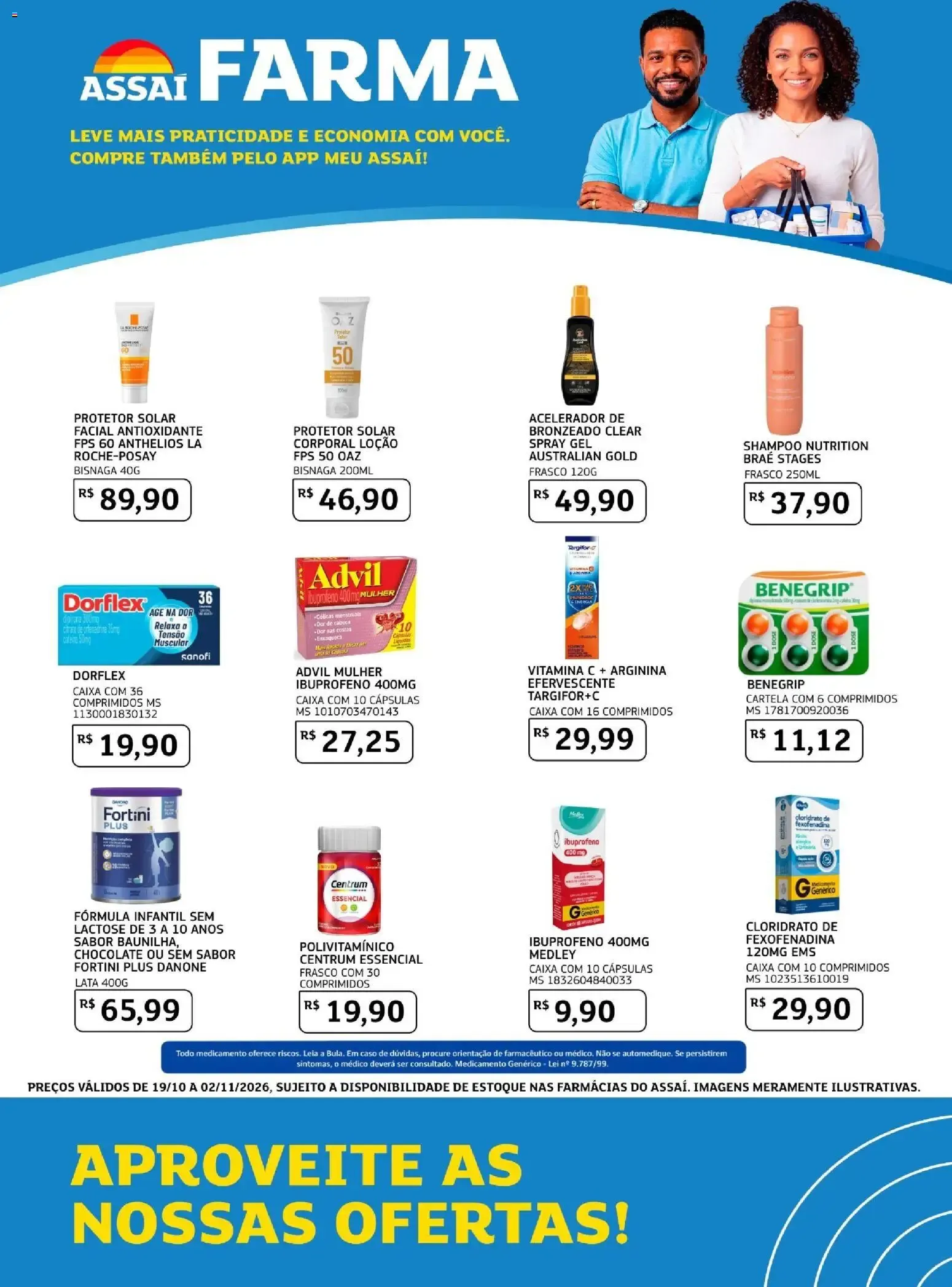 Encarte de Assaí Farma 19 de outubro até 2 de novembro 2026 - Pagina 1