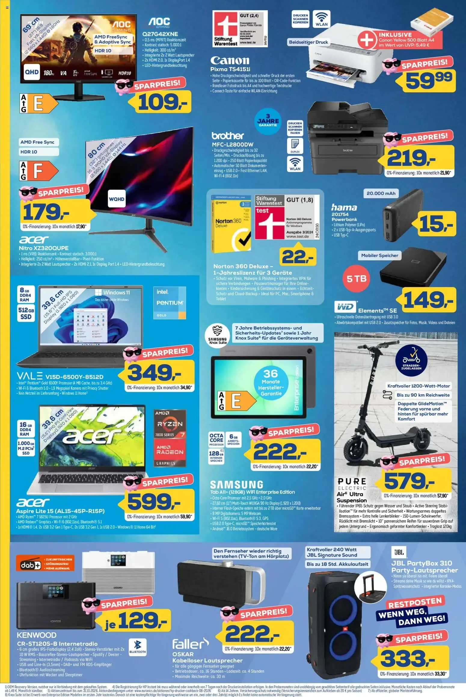 Euronics XXL: Genial Technik zum Sparpreis von 16. September bis 28. September 2026 - Prospekt seite 6