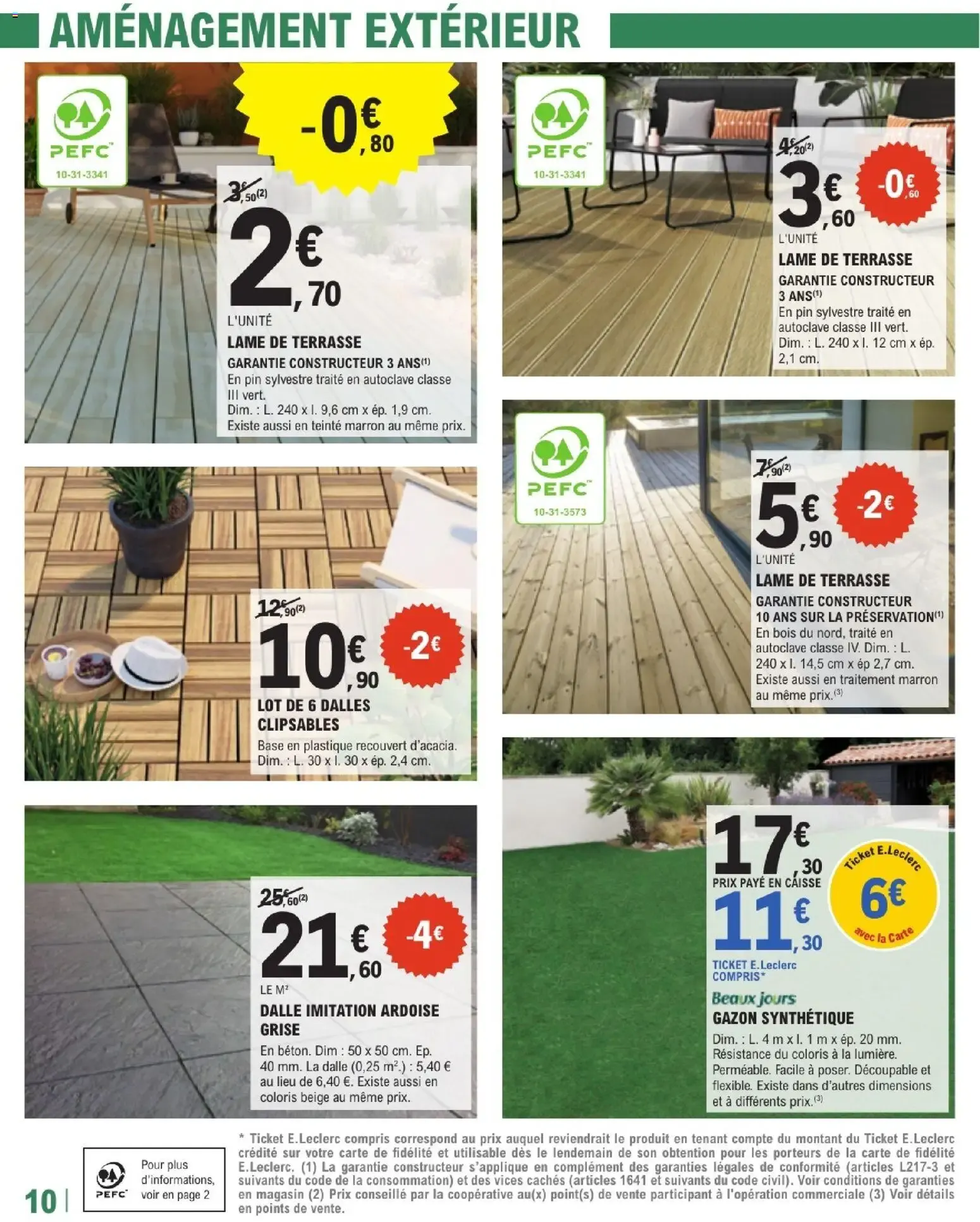 Brico E.Leclerc catalogue à partir du 23/06/2026 - promo en ligne du 23 juin au 11 juillet 2026 - Catalogue page 10