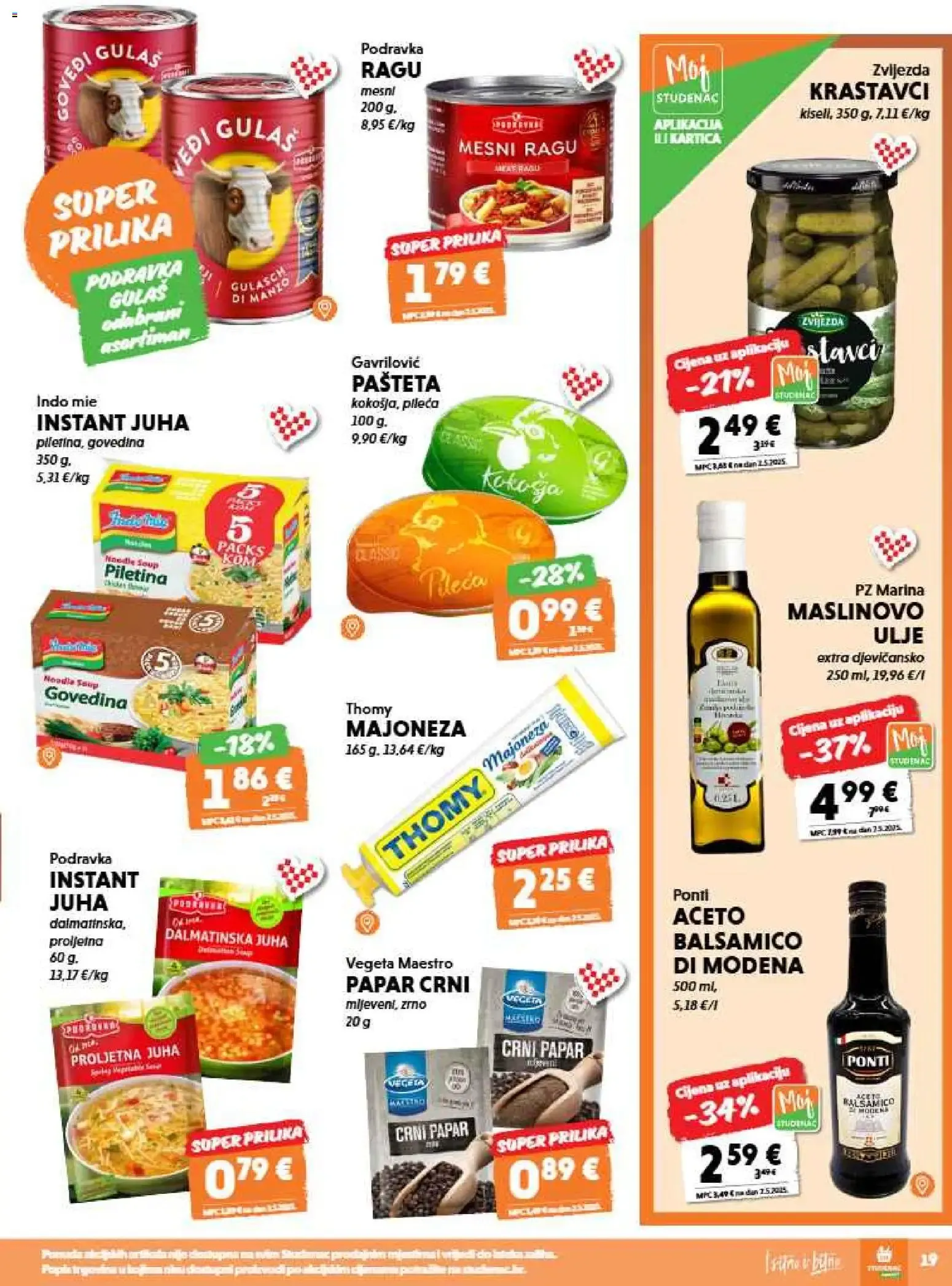 Katalog Studenac Katalog novi od 12.08.2026 na listanje > letak digitalni od 12. kolovoza do 25. kolovoza 2026. - Pregled Stranica 19
