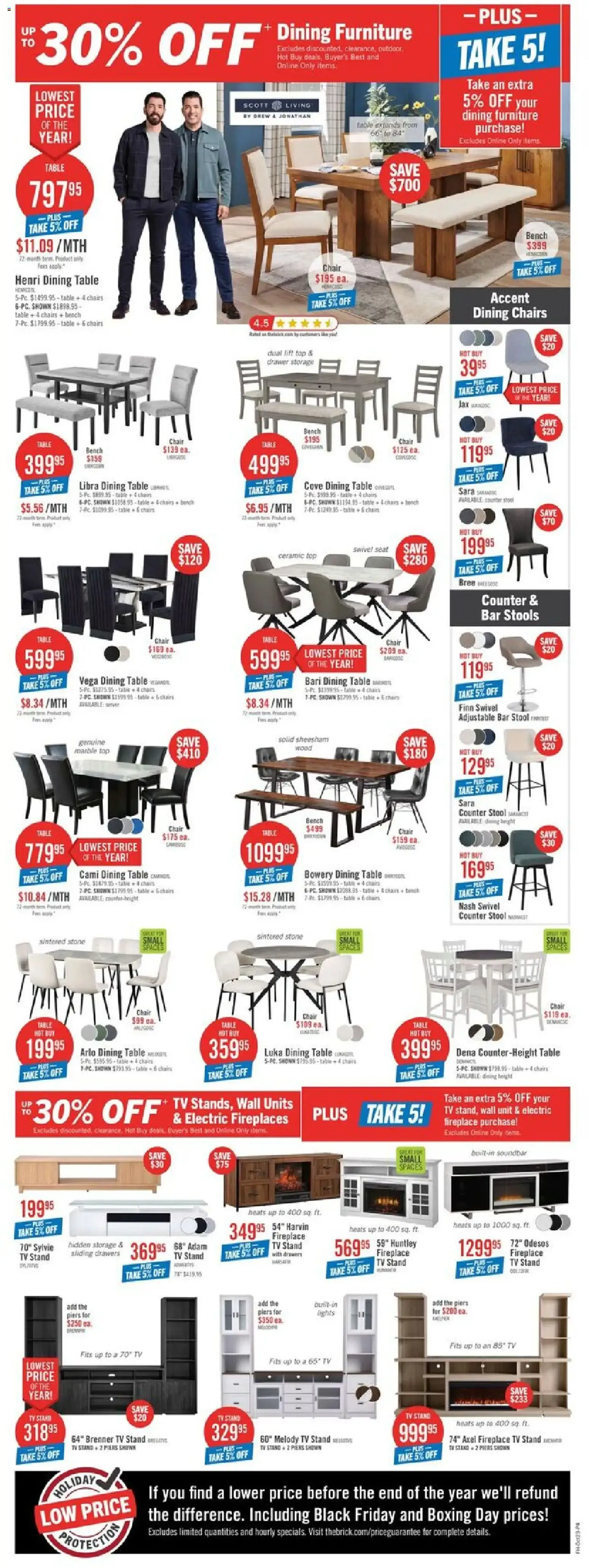 The Brick weekly flyer / circulaire from Oct 22, 2026 > weekly specials & deals from October 22 to October 26 2026 - flyer page 9