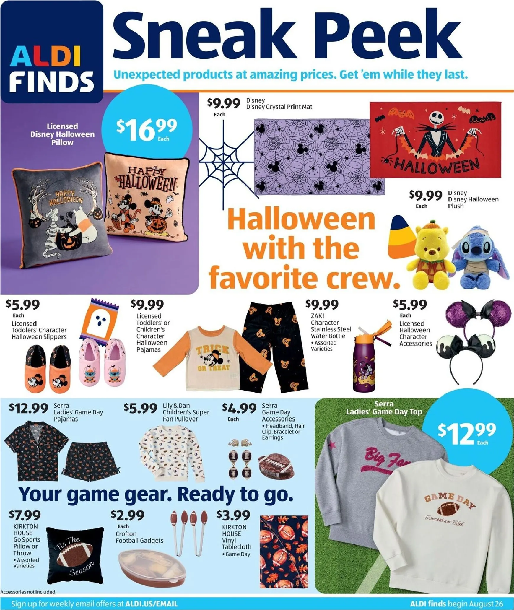 ALDI - Sneak Peek flyer for next week from Wednesday 08/26/2026 to Tuesday 09/01/2026