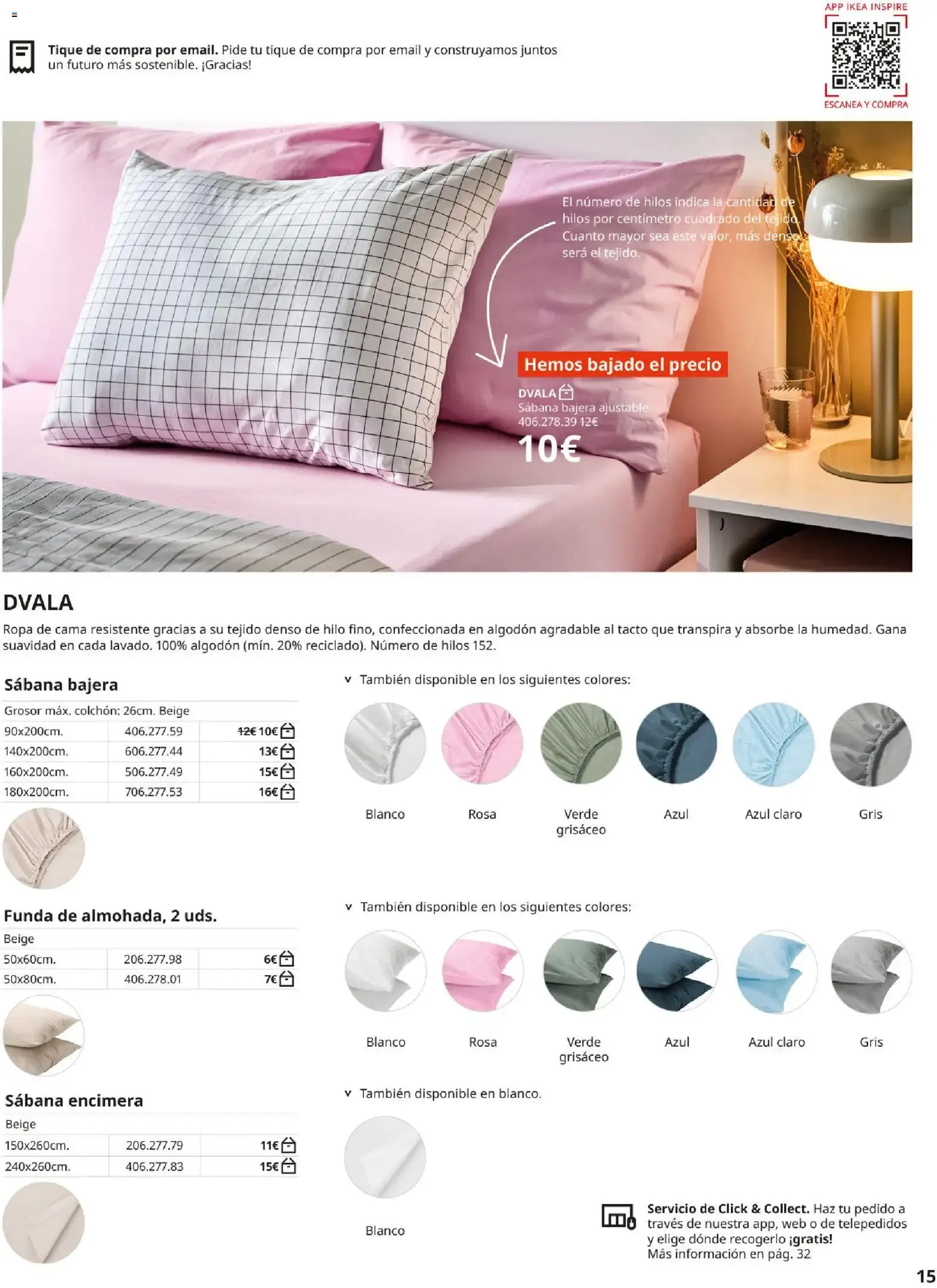 Catálogo de IKEA - Guía de Compra Ropa de cama 1 de septiembre al 31 de enero 2027 - Página 15