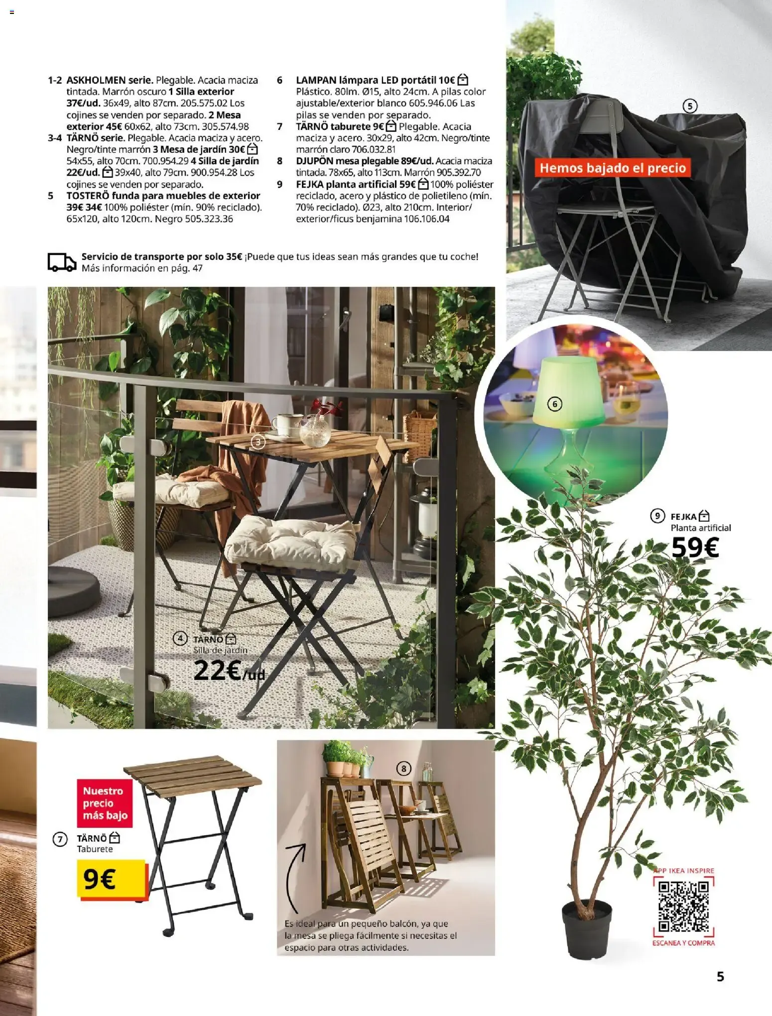 Catálogo de IKEA - Muebles de exterior del 01/09/2026 1 de septiembre al 31 de enero 2027 - Página 5