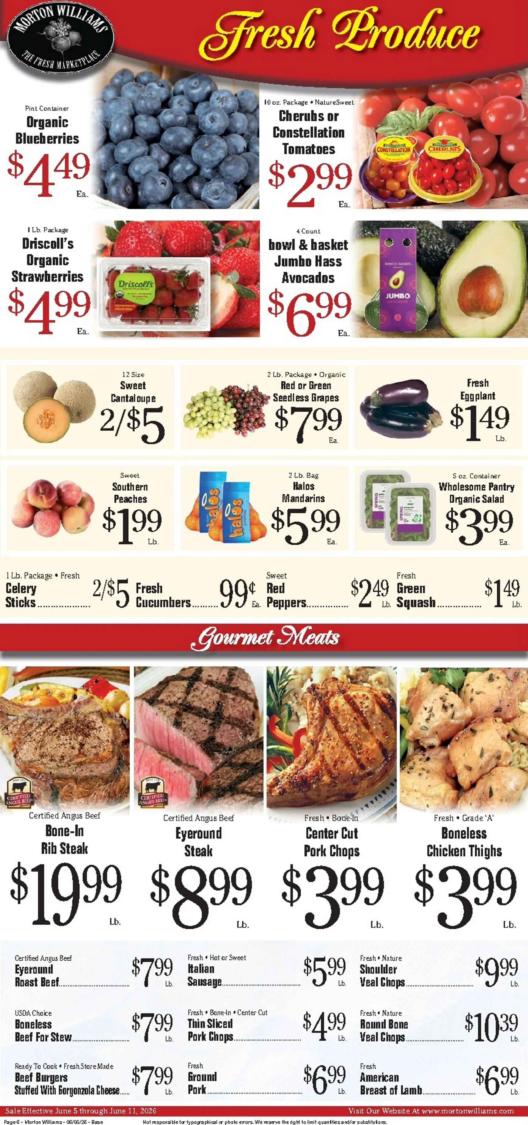 Weekly ad Current Morton Williams - Manhattan/Jersey City leaflet valid from Friday 06/05/2026 to Thursday 06/11/2026 from June 5 to June 11 2026 - Page 6