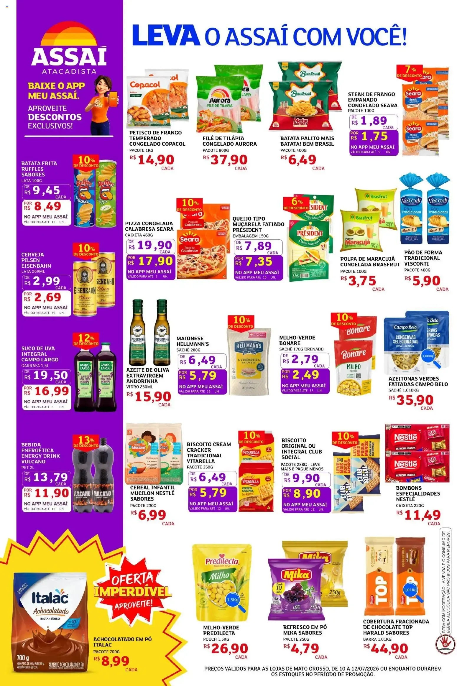 Encarte de Assaí Atacadista ofertas - MT de 10/07/2026 | Promoções Online 10 de julho até 12 de julho 2026 - Pagina 2