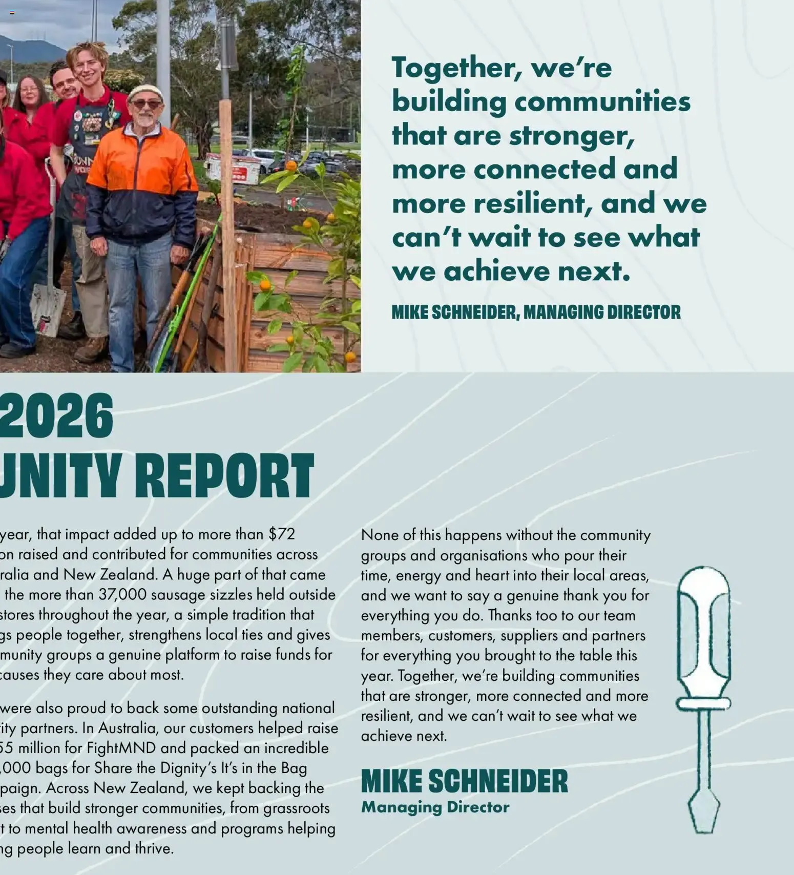 BUNNINGS Australia & New Zealand 2026 Community & Sustainability Report - Catalogue valid from 28 August to 31 October 2026 - page 6
