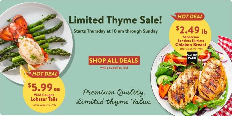 Limited Thyme Sale!
