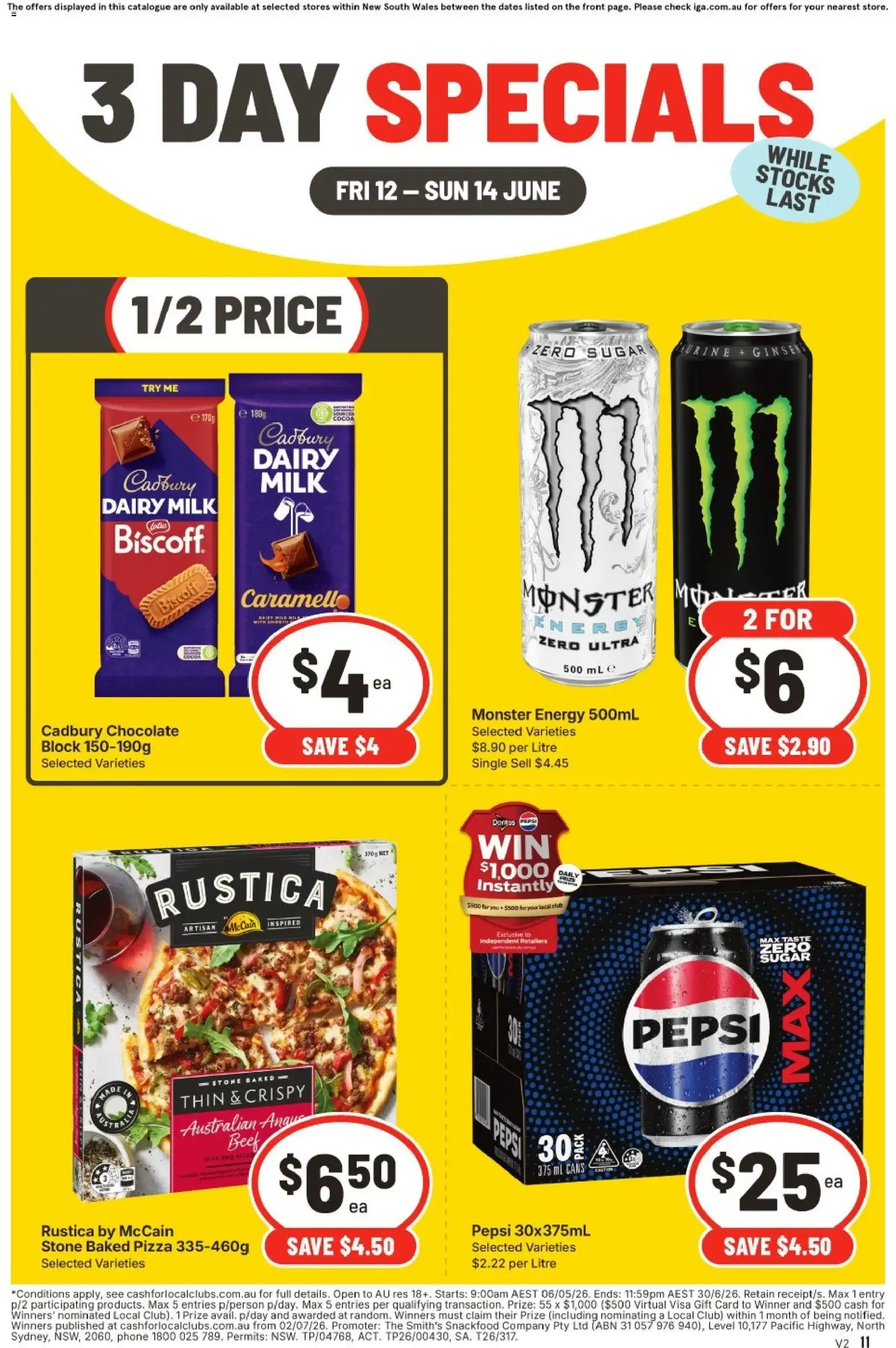 3 Day Specials - Catalogue valid from 12 June to 14 June 2026 - page 1