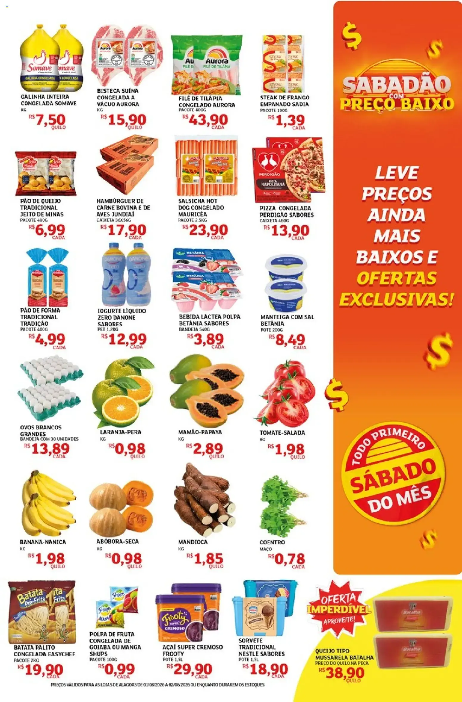 Encarte de Sabadão com Preço Baixo - Assaí Atacadista 1 de agosto até 2 de agosto 2026 - Pagina 3