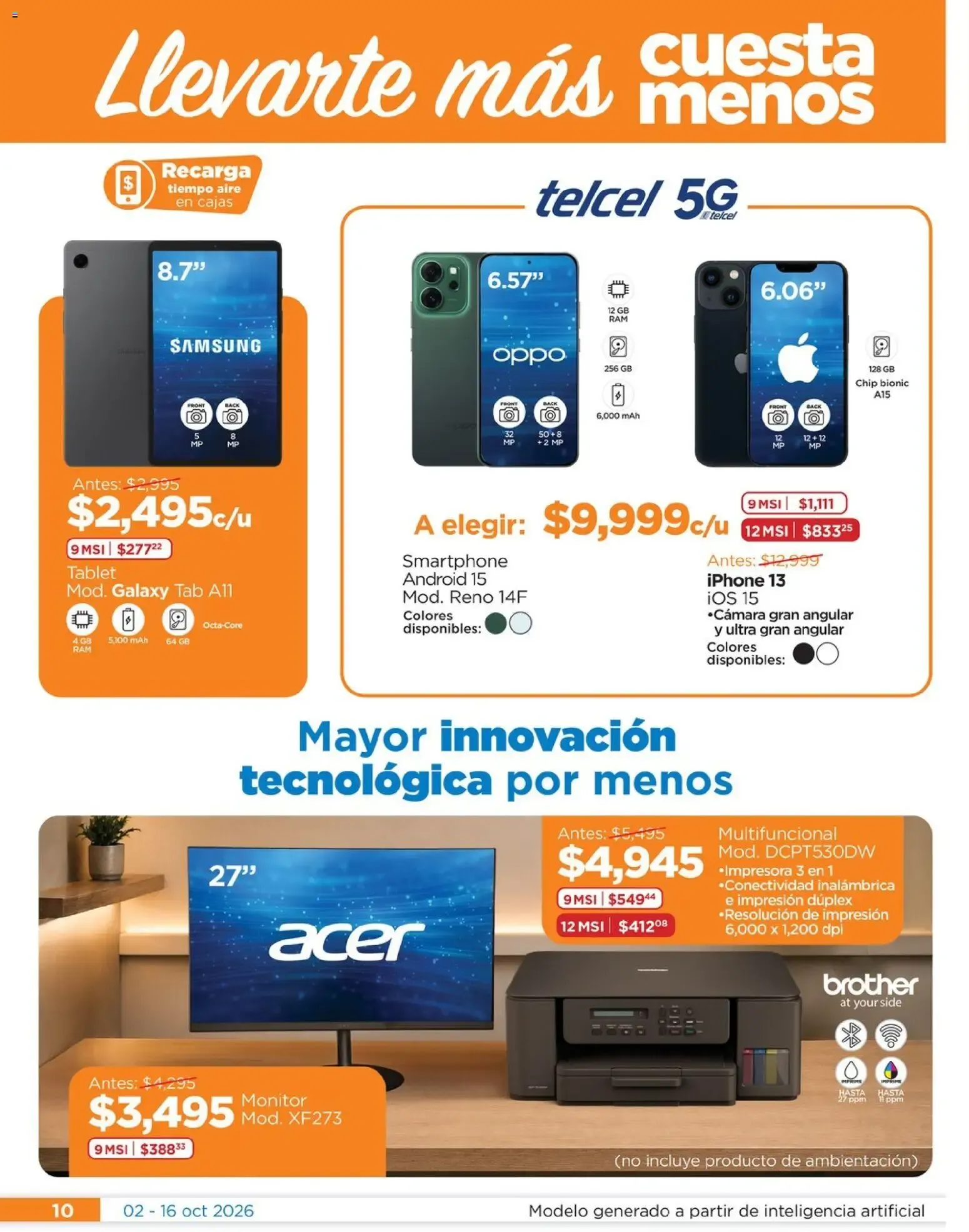 Catálogo de Chedraui folleto Renueva tu hogar Llevarte más cuesta menos (02/10/2026 - 16/10/2026) - catálogo en línea 2 de octubre al 16 de octubre 2026 - Pagina 10