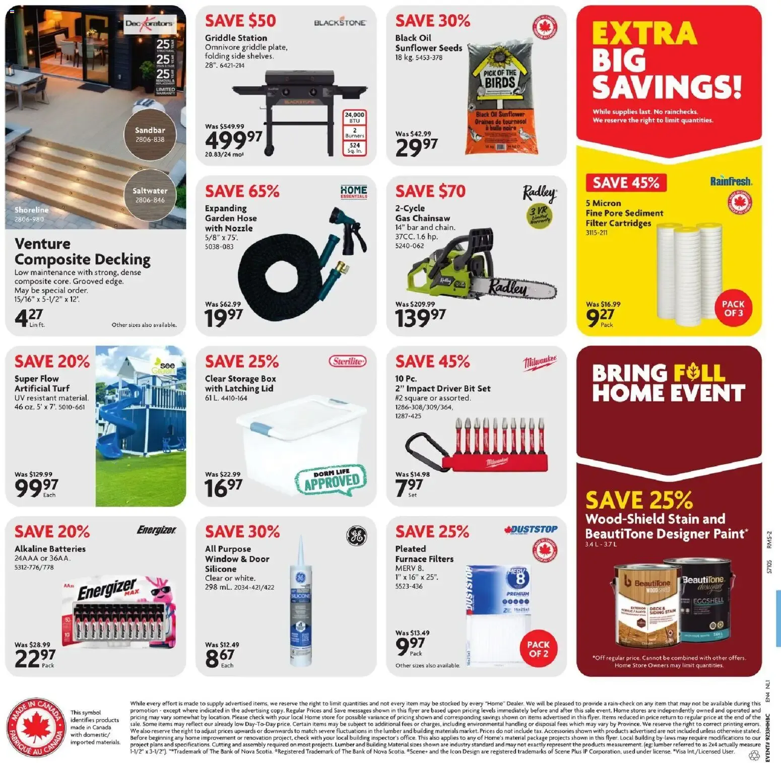 Home Hardware weekly flyer / circulaire from Aug 13, 2026 > weekly specials & deals from August 13 to August 26 2026 - flyer page 2