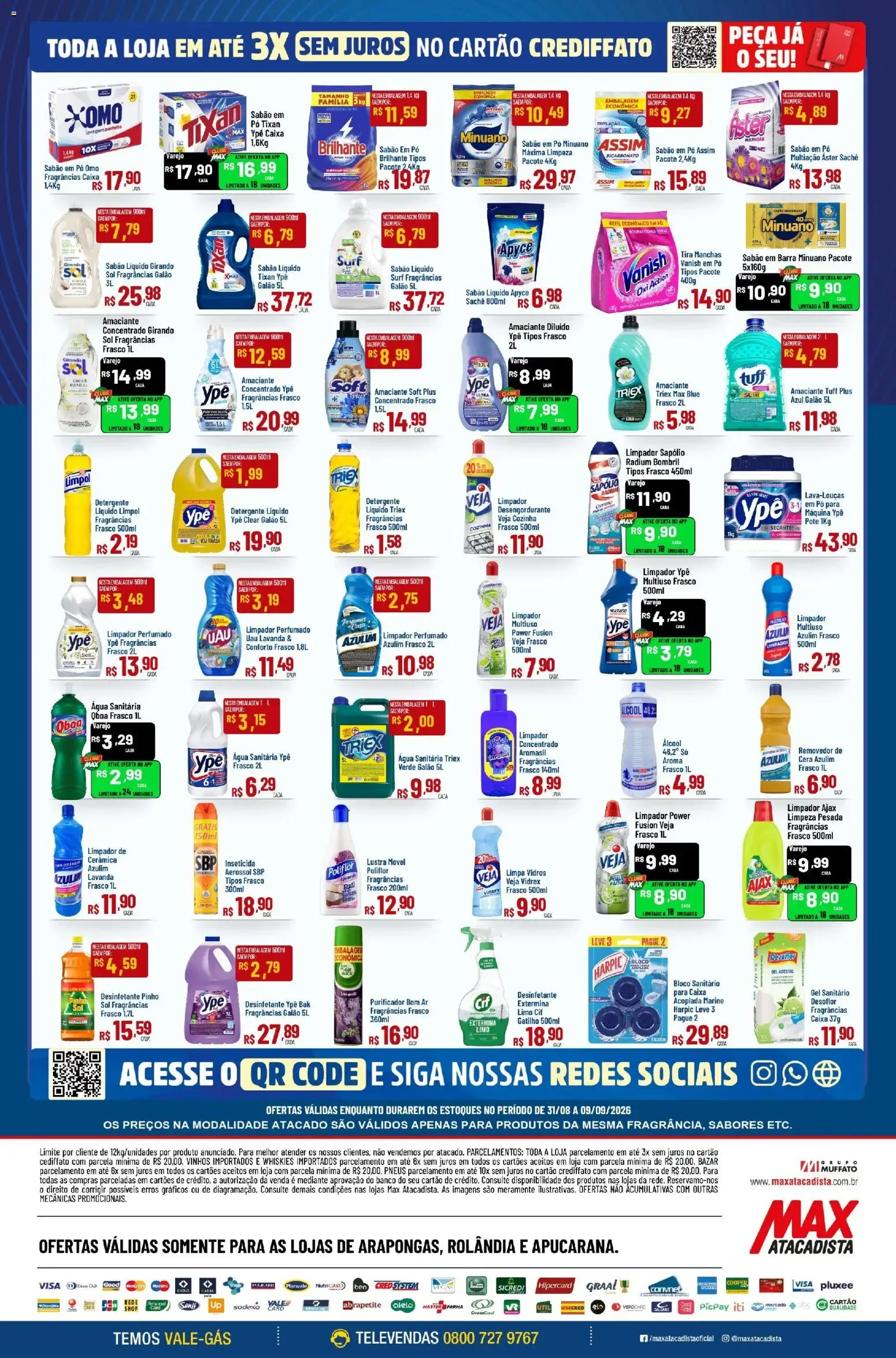 Encarte de Max Atacadista - Ofertas da semana de 31/07/2026 | Promoções Online 31 de agosto até 9 de setembro 2026 - Pagina 8