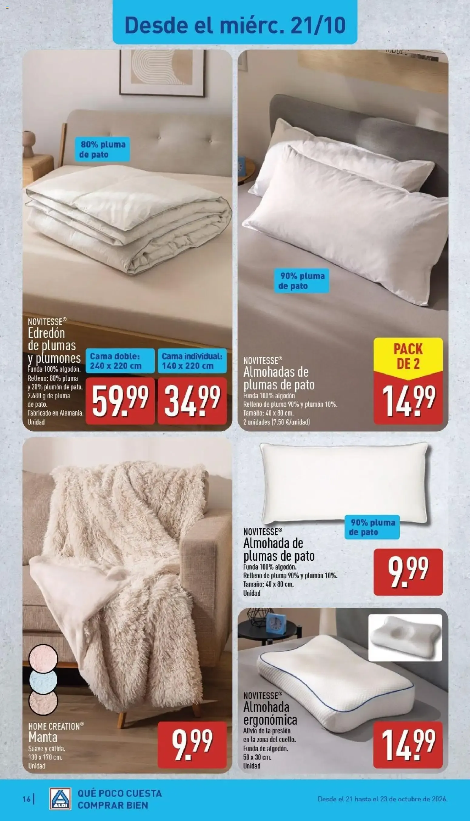 Catálogo de Aldi folleto Península del 19/10/2026 | Catálogo 19 de octubre al 25 de octubre 2026 - Página 16