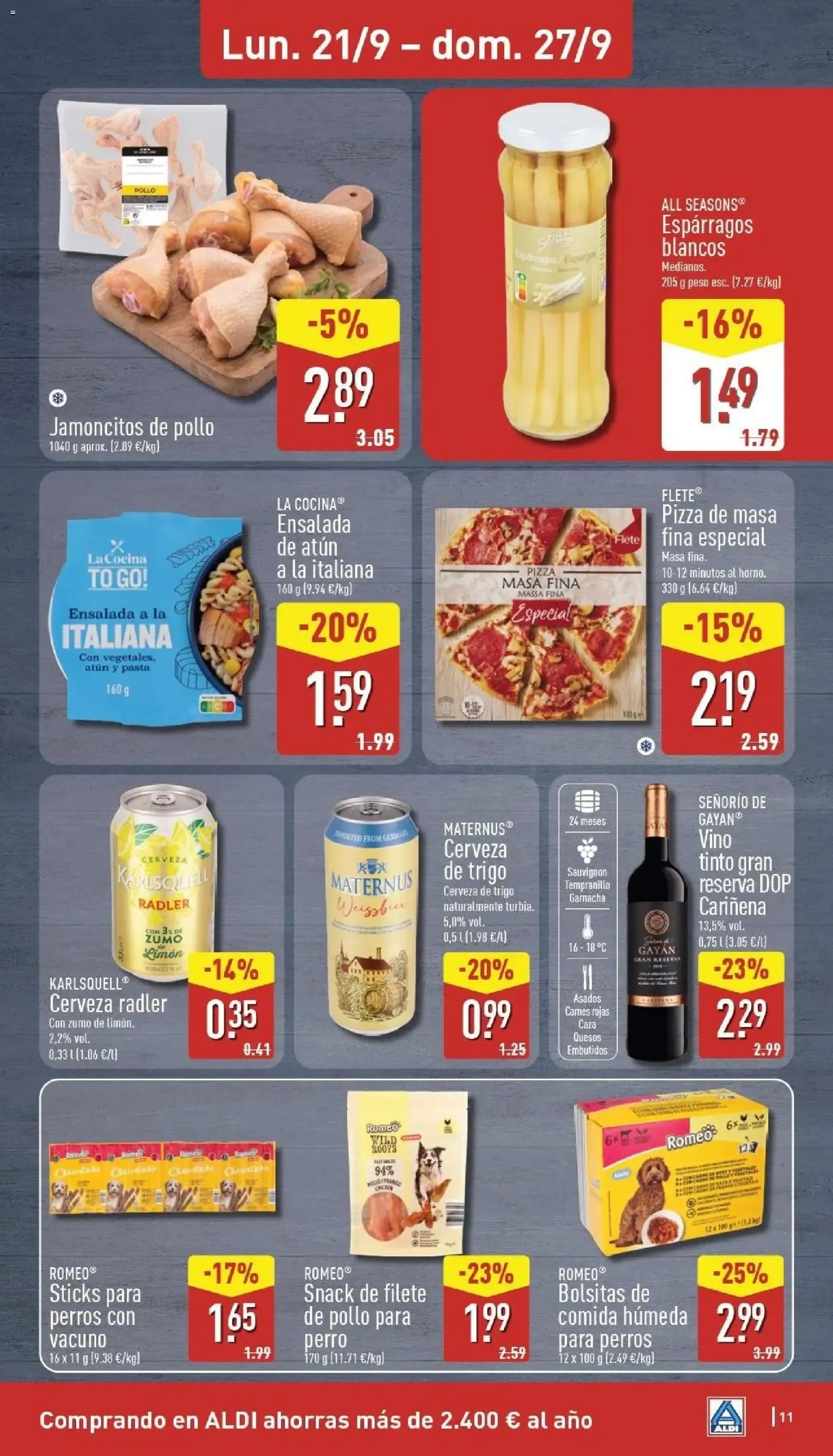 Catálogo de Aldi folleto Canarias del 21/09/2026 | Catálogo 21 de septiembre al 27 de septiembre 2026 - Página 11