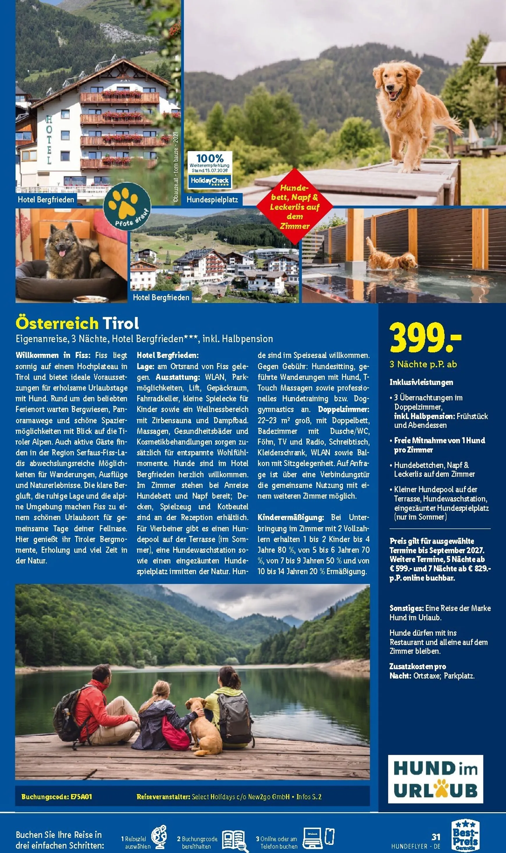 Urlaub mit Wau-Effekt lohnt sich. Lidl Reisen & Experiences von 29. Juli bis 31. Dezember 2026 - Prospekt seite 31