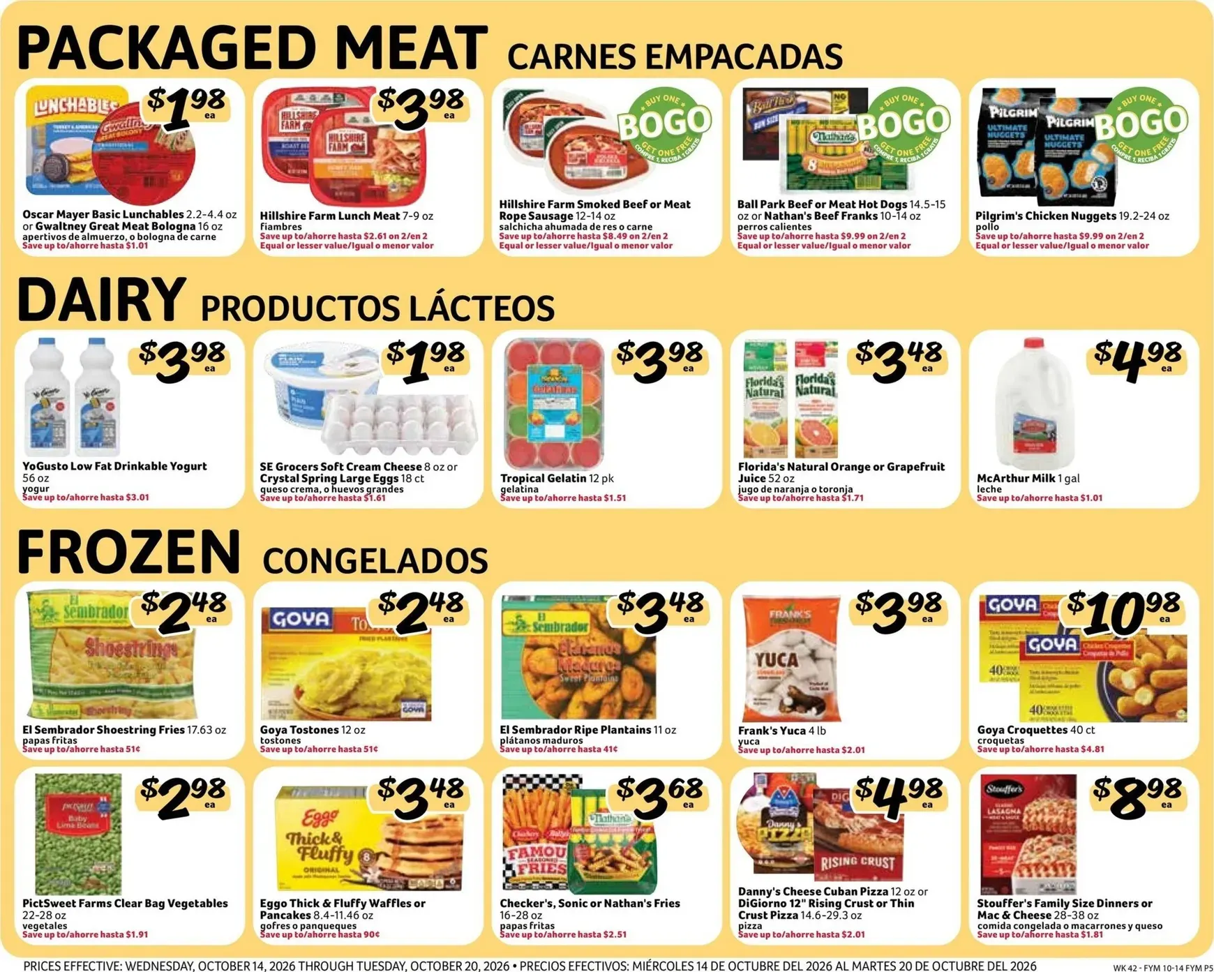 Weekly ad Current Fresco y Más leaflet valid from Wednesday 10/14/2026 to Tuesday 10/20/2026 from October 14 to October 20 2026 - Page 5