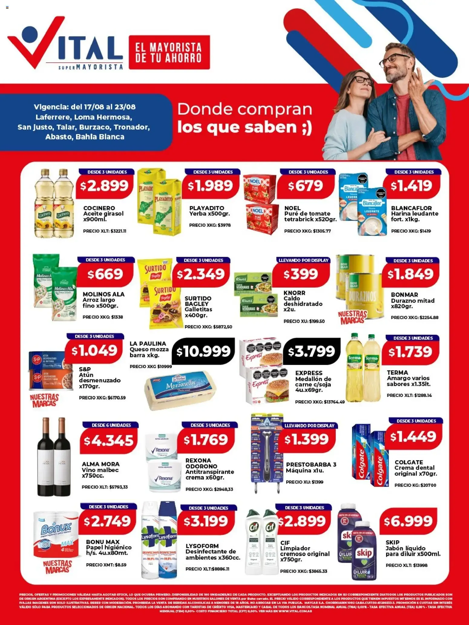 Ofertas de Vital - Ofertas || del 17/08/2026 - 23/08/2026 || Catálogo 17 de agosto al 23 de agosto 2026 - Página 1 del catálogo