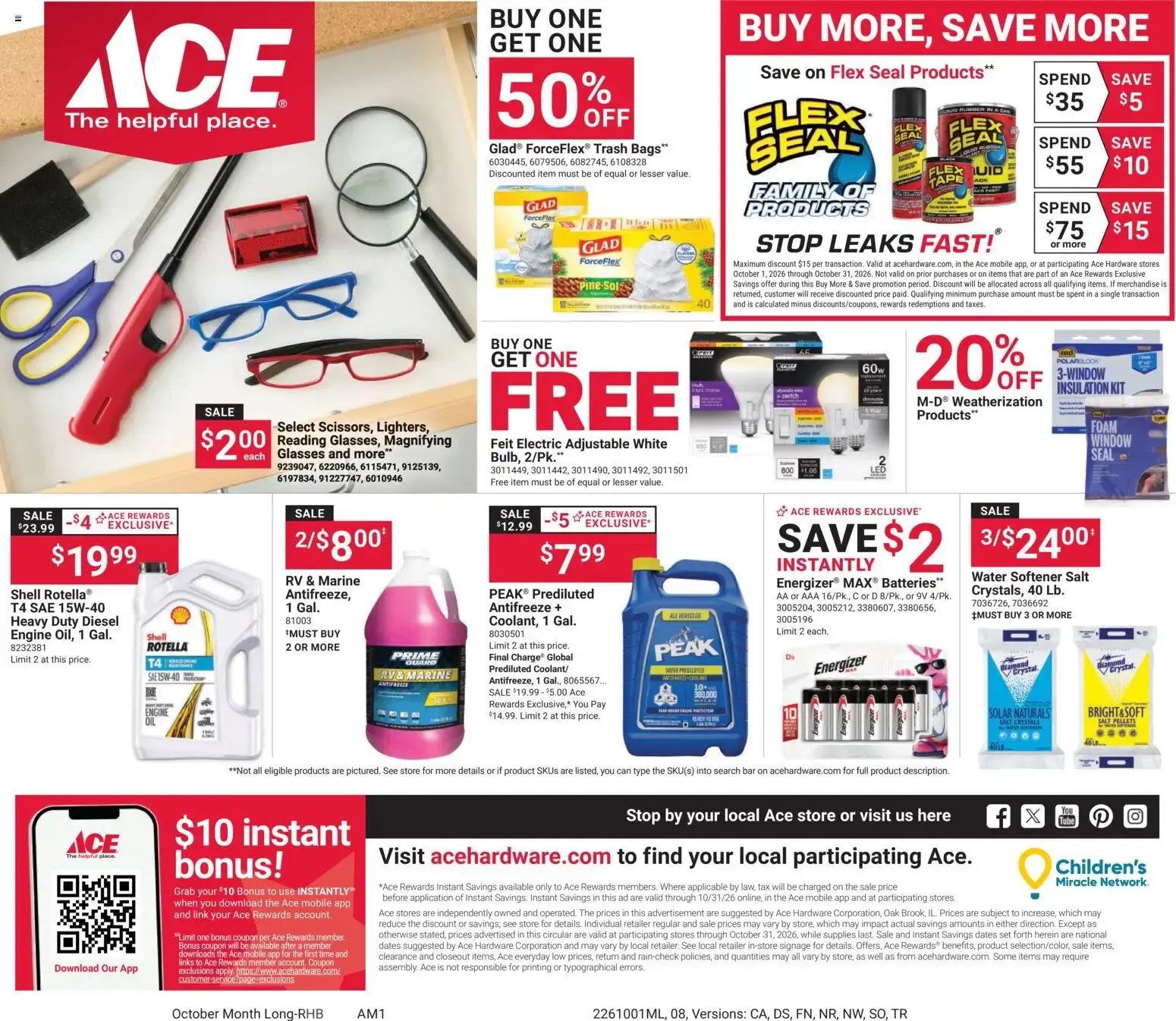 Weekly ad ACE Hardware Weekly Ad (10/01 - 10/31 2026) - Flyer from October 1 to October 31 2026 - Page 7