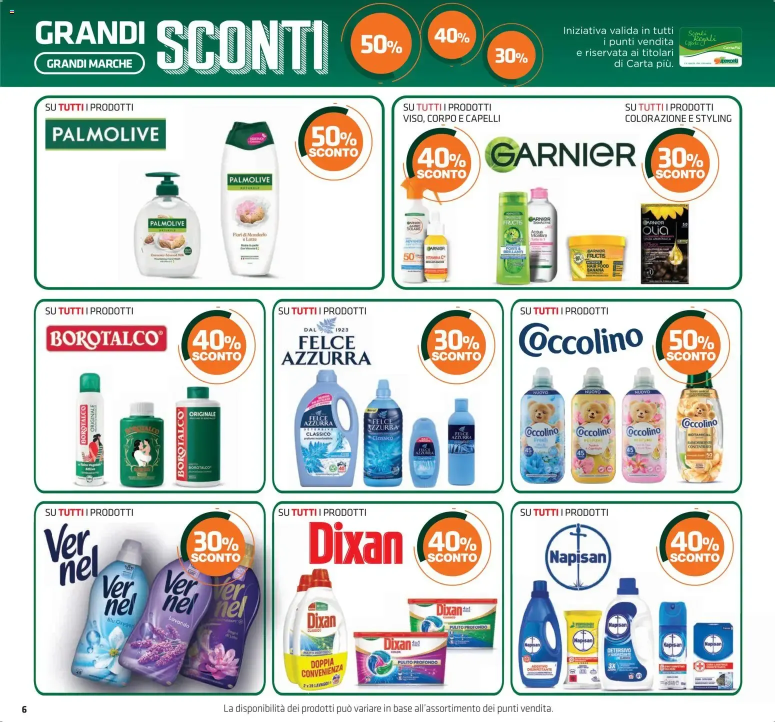 Superconti Supermercati - Grandes Descuentos da 18 giugno a 1 luglio di 2026 - Pagina del volantino 6